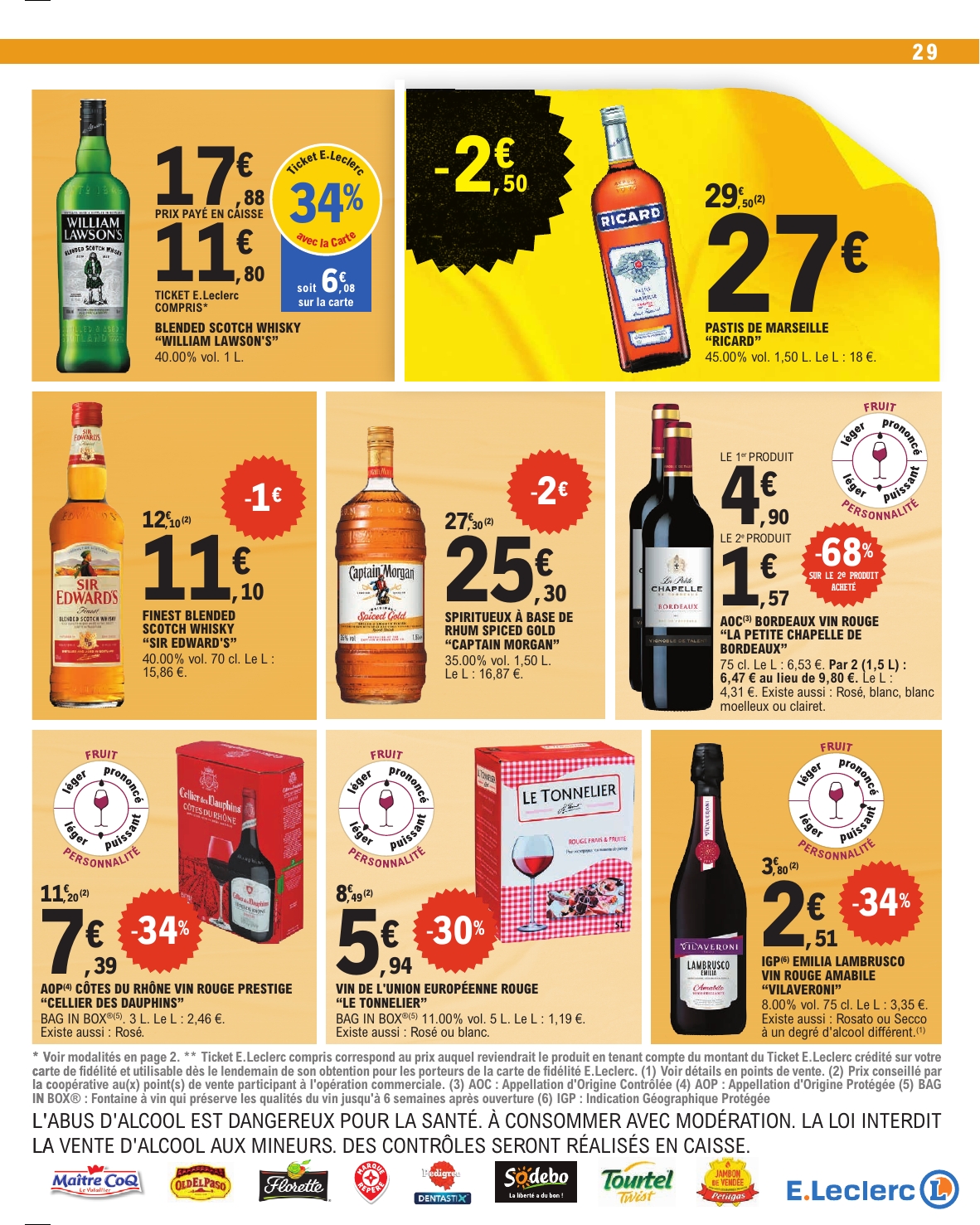 e-leclerc - Catalogue E.Leclerc valable du 13/01 au 24/01 - page: 29