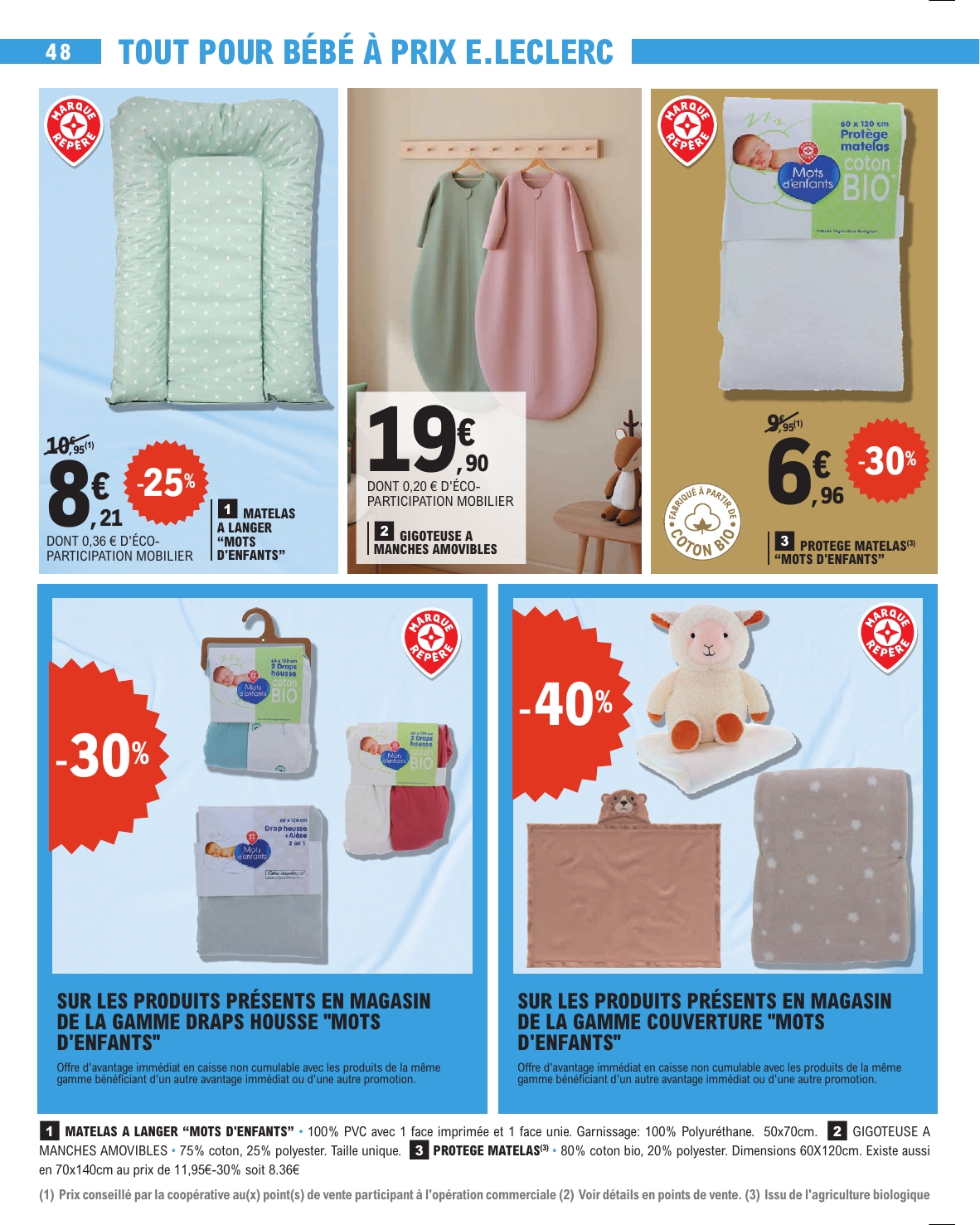 e-leclerc - Catalogue E.Leclerc valable du 13/01 au 24/01 - page: 48
