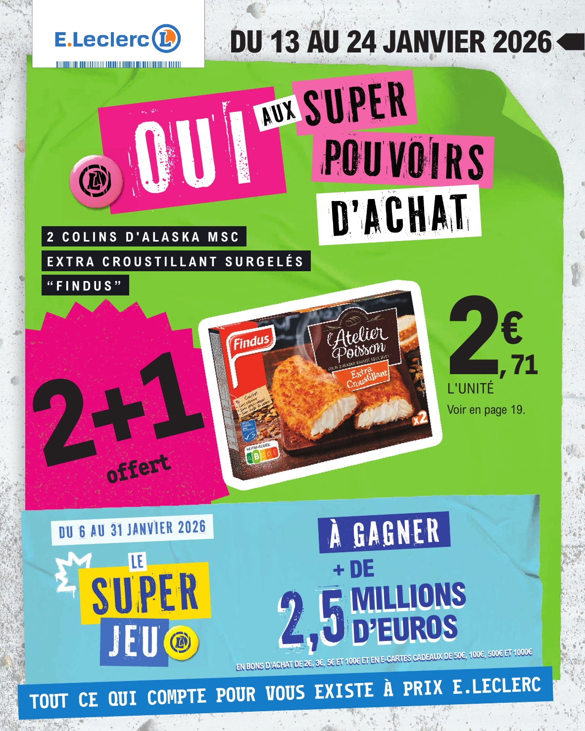 e-leclerc - Catalogue E.Leclerc valable du 13/01 au 24/01