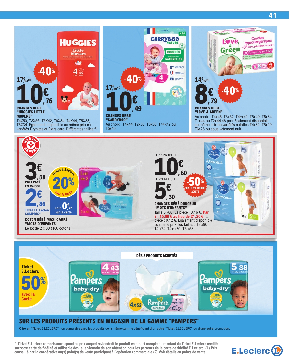 e-leclerc - Catalogue E.Leclerc valable du 13/01 au 24/01 - page: 41