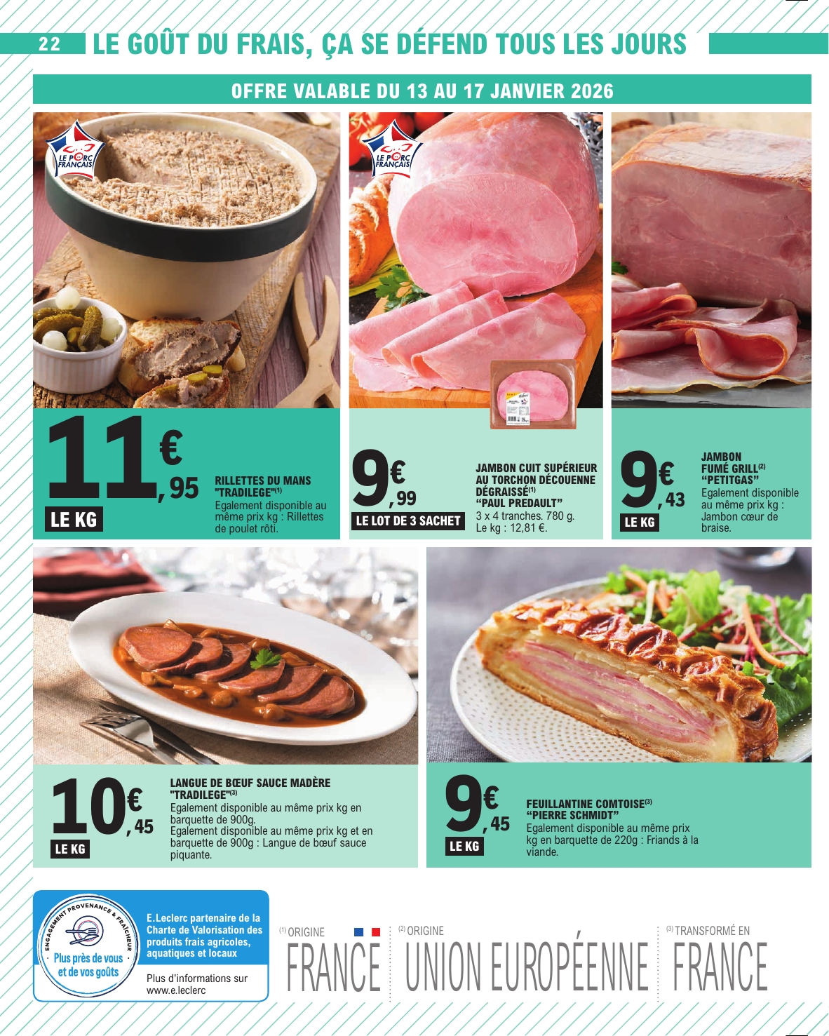 e-leclerc - Catalogue E.Leclerc valable du 13/01 au 24/01 - page: 22