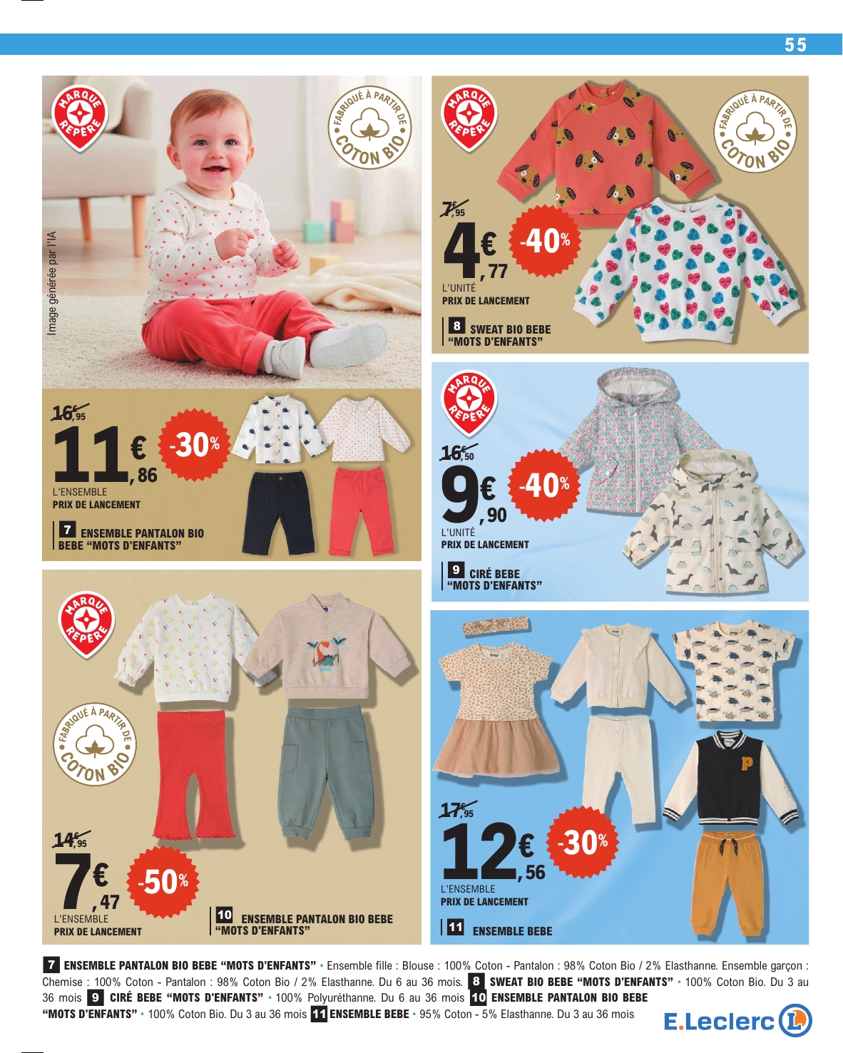 e-leclerc - Catalogue E.Leclerc valable du 13/01 au 24/01 - page: 55