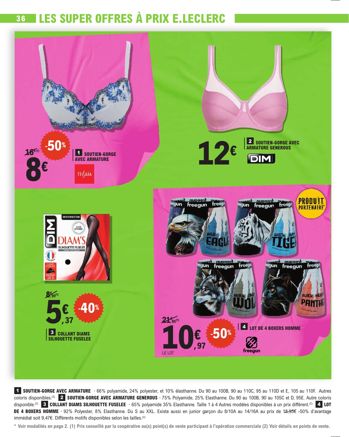 e-leclerc - Catalogue E.Leclerc valable du 13/01 au 24/01 - page: 36