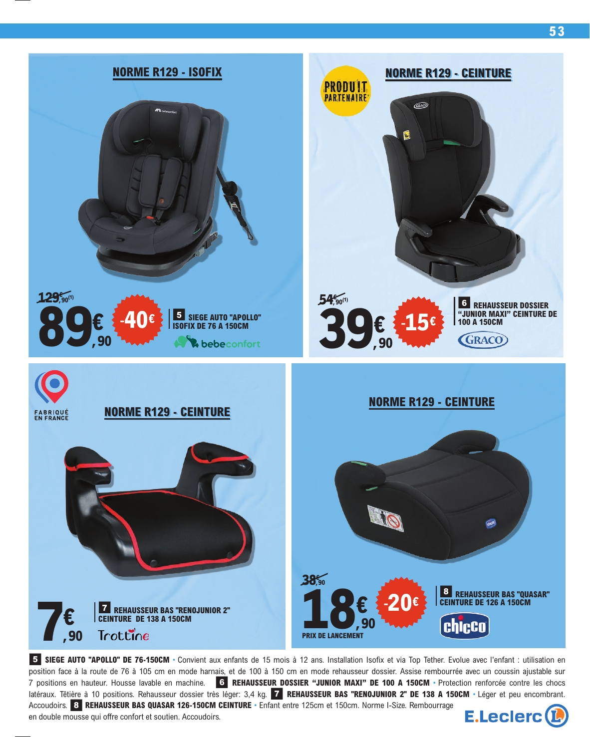 e-leclerc - Catalogue E.Leclerc valable du 13/01 au 24/01 - page: 53