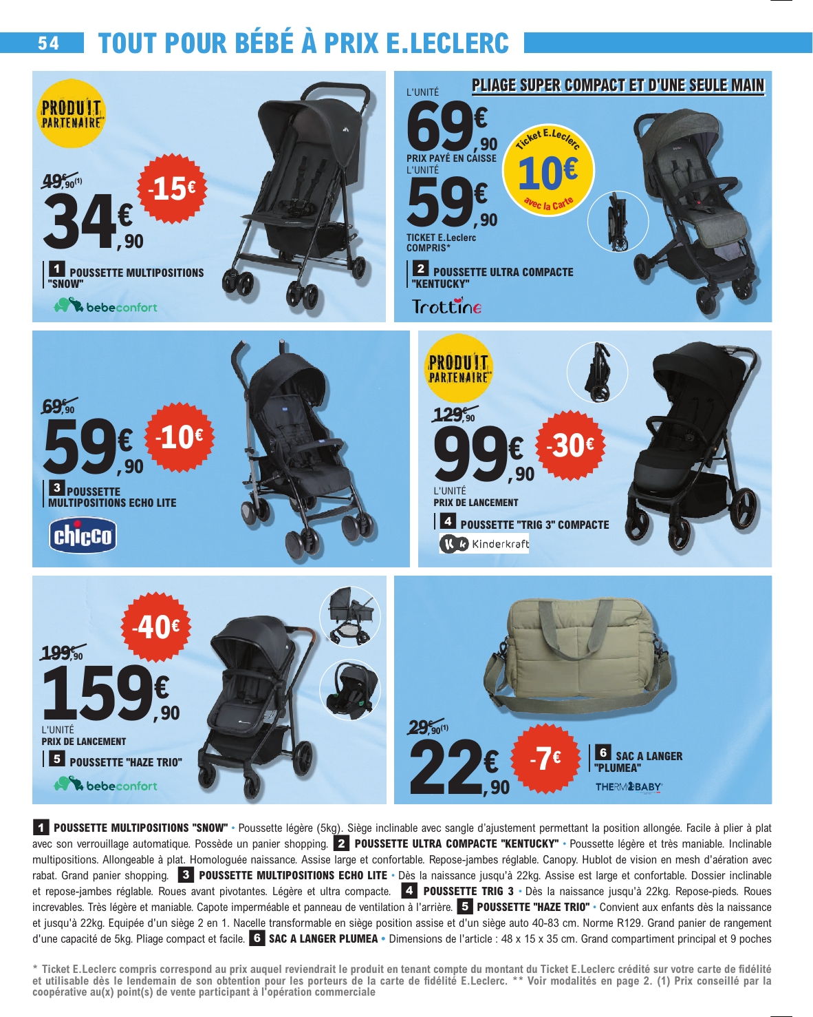 e-leclerc - Catalogue E.Leclerc valable du 13/01 au 24/01 - page: 54