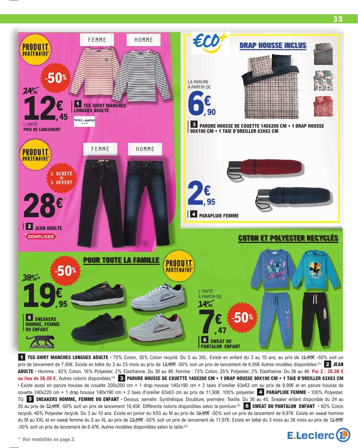 e-leclerc - Catalogue E.Leclerc valable du 13/01 au 24/01 - page: 35