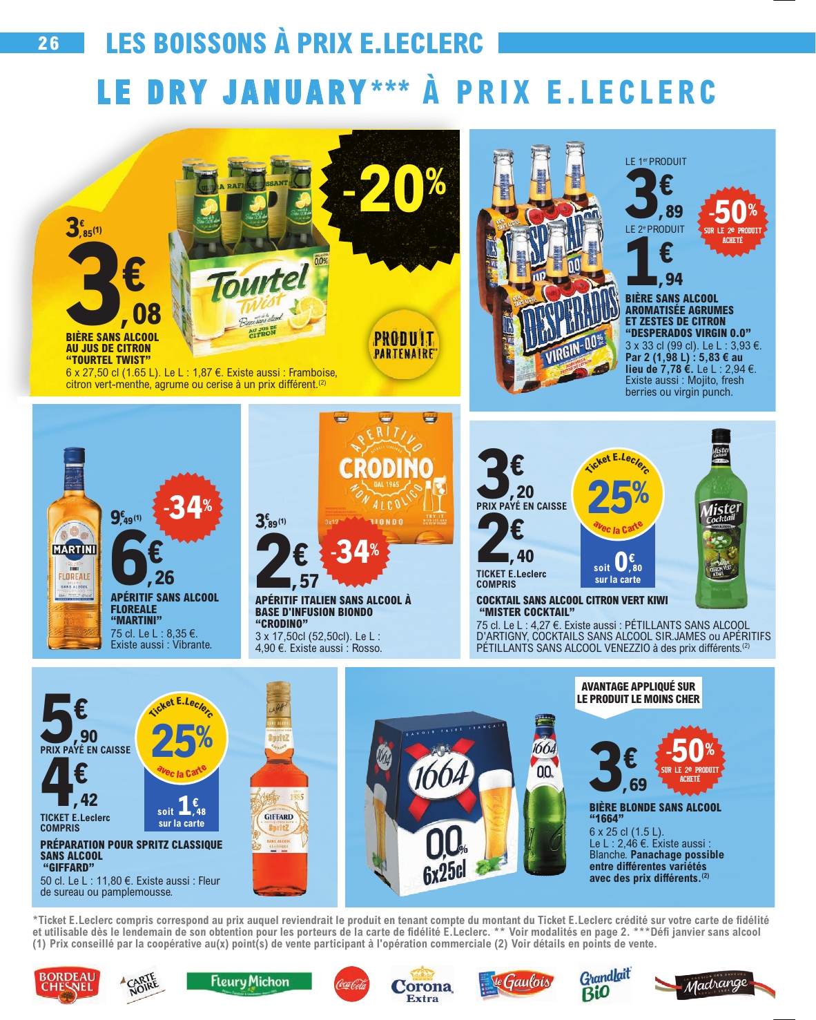 e-leclerc - Catalogue E.Leclerc valable du 13/01 au 24/01 - page: 26