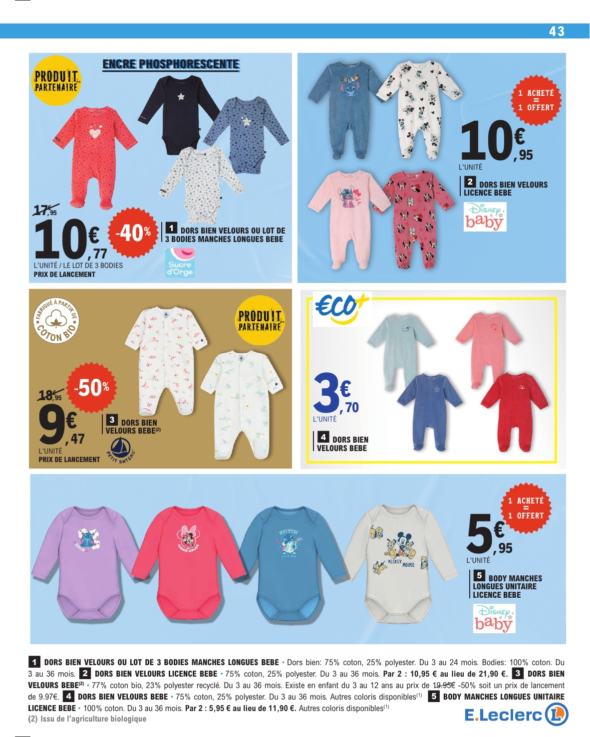 e-leclerc - Catalogue E.Leclerc valable du 13/01 au 24/01 - page: 43