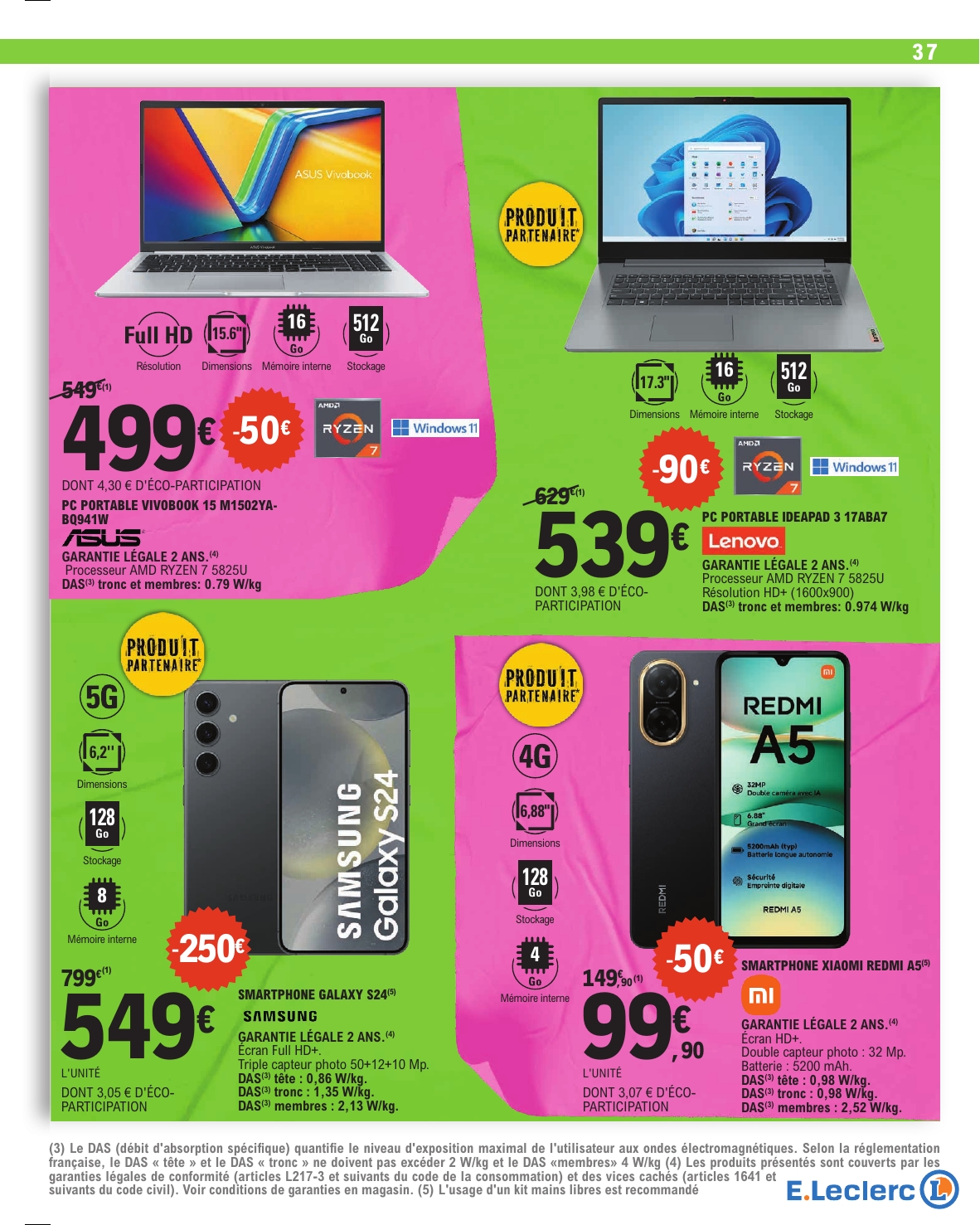 e-leclerc - Catalogue E.Leclerc valable du 13/01 au 24/01 - page: 37