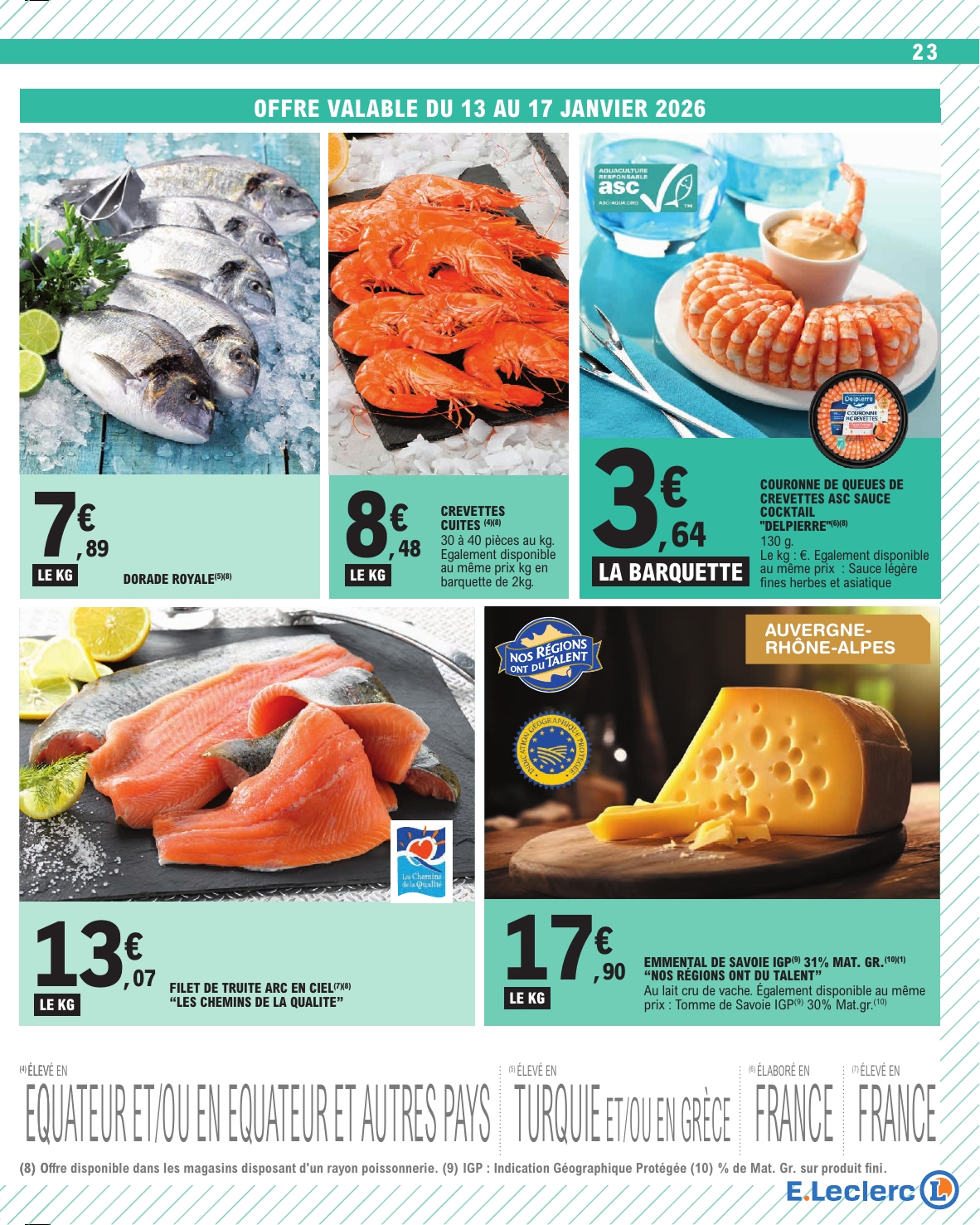 e-leclerc - Catalogue E.Leclerc valable du 13/01 au 24/01 - page: 23