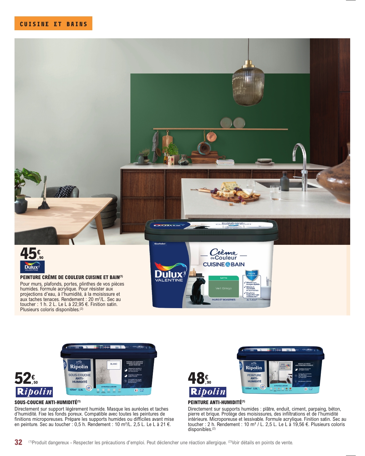 e-leclerc - Catalogue E.Leclerc - Brico valable du 20/01 au 21/02 - page: 32