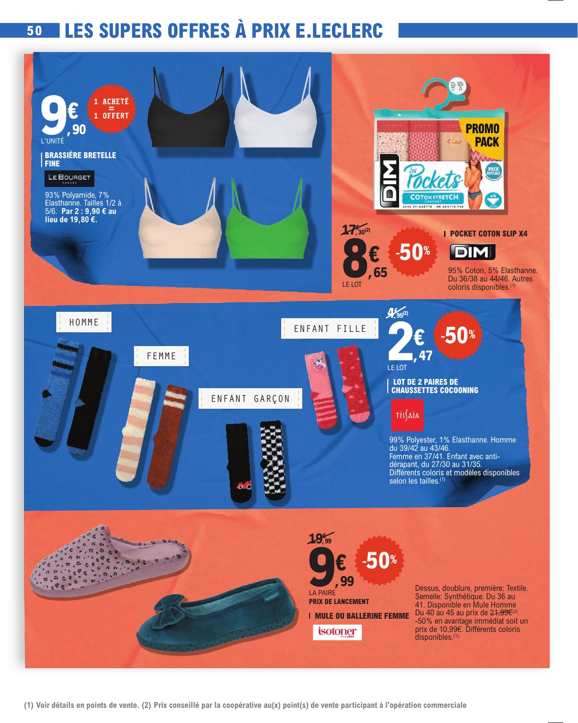 e-leclerc - Catalogue E.Leclerc valable du 20/01 au 31/01 - page: 50