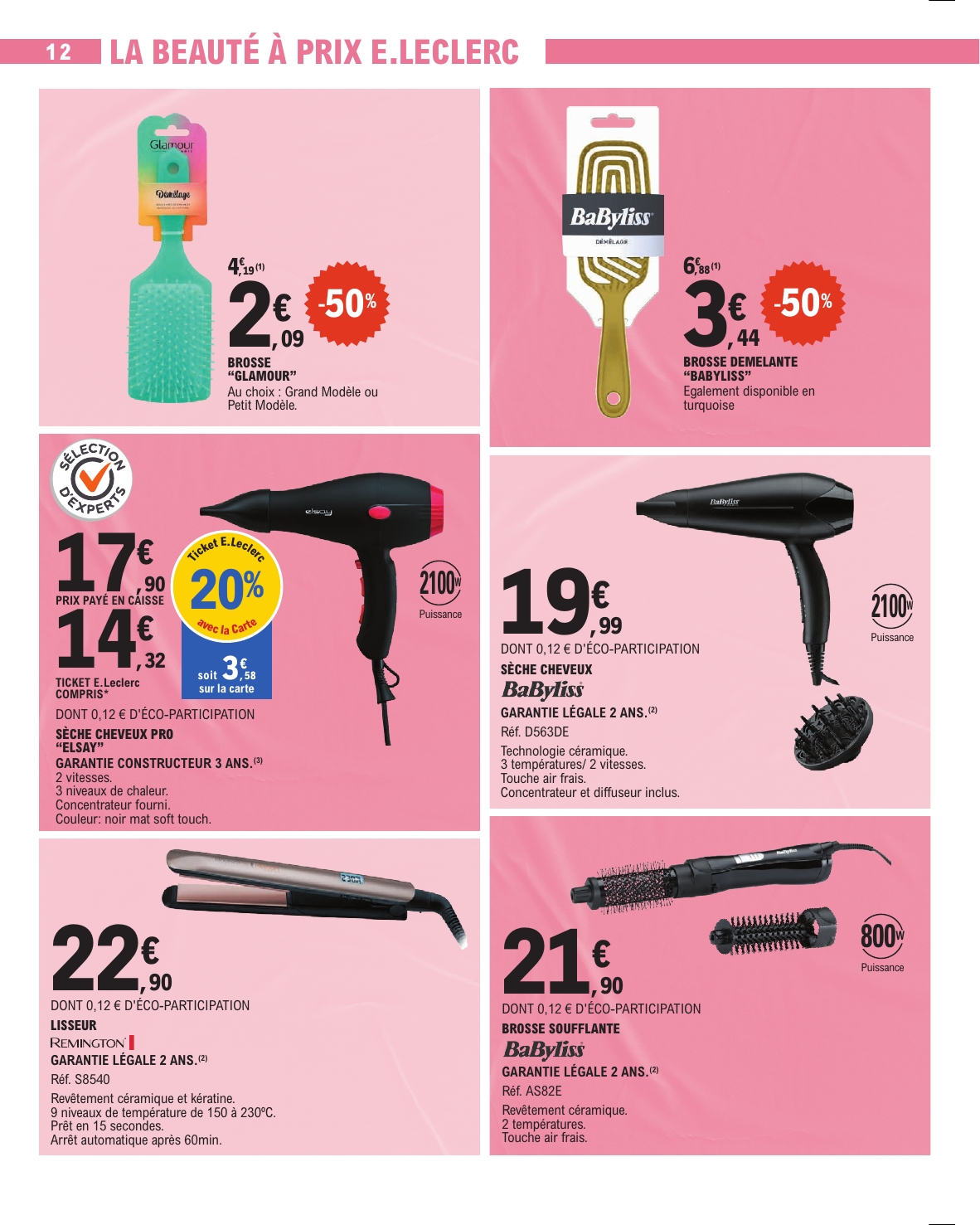e-leclerc - Catalogue E.Leclerc valable du 20/01 au 31/01 - page: 12