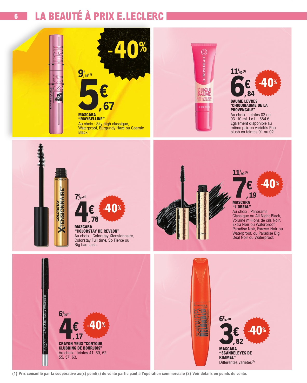 e-leclerc - Catalogue E.Leclerc valable du 20/01 au 31/01 - page: 6