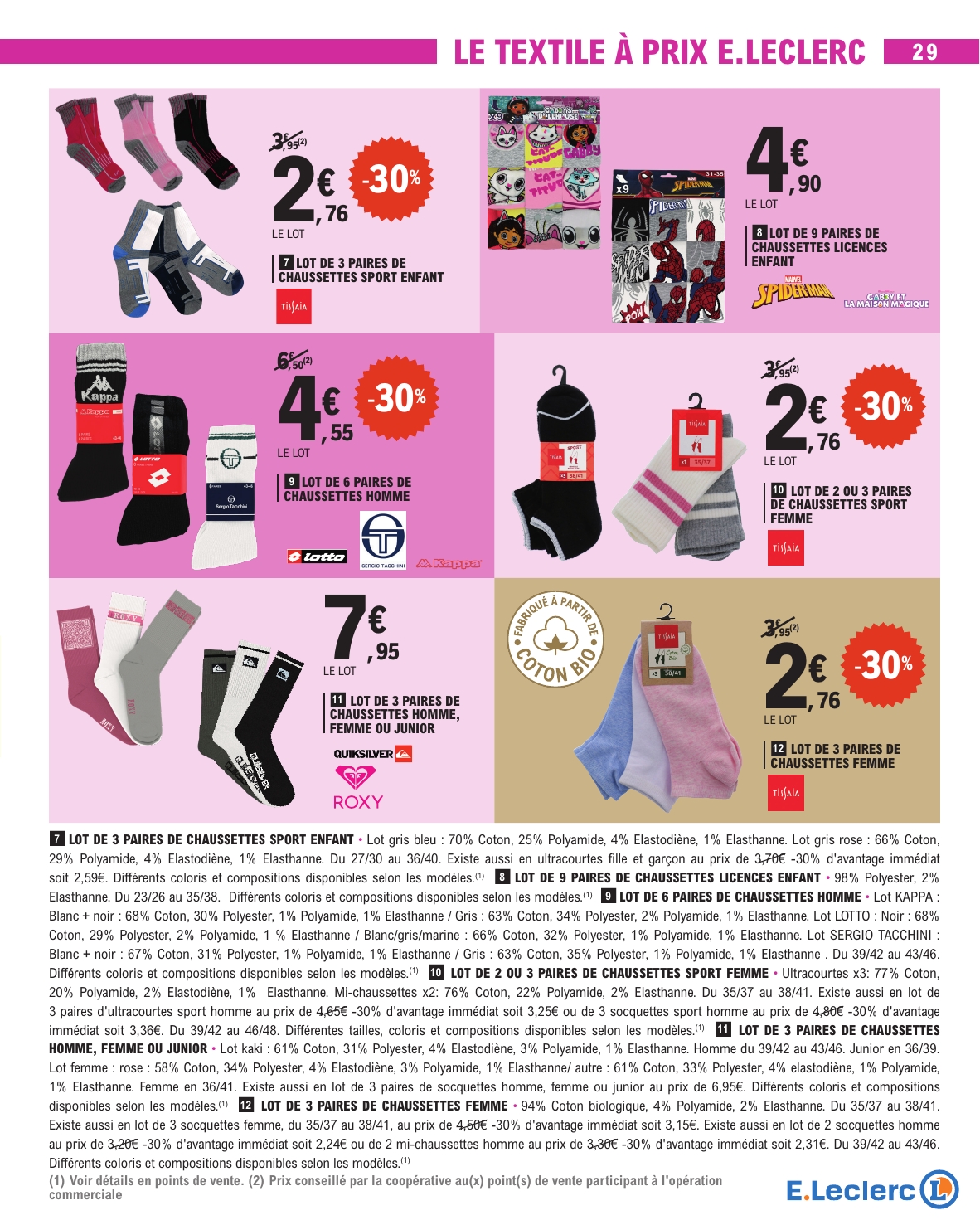 e-leclerc - Catalogue E.Leclerc valable du 27/01 au 07/02 - page: 29