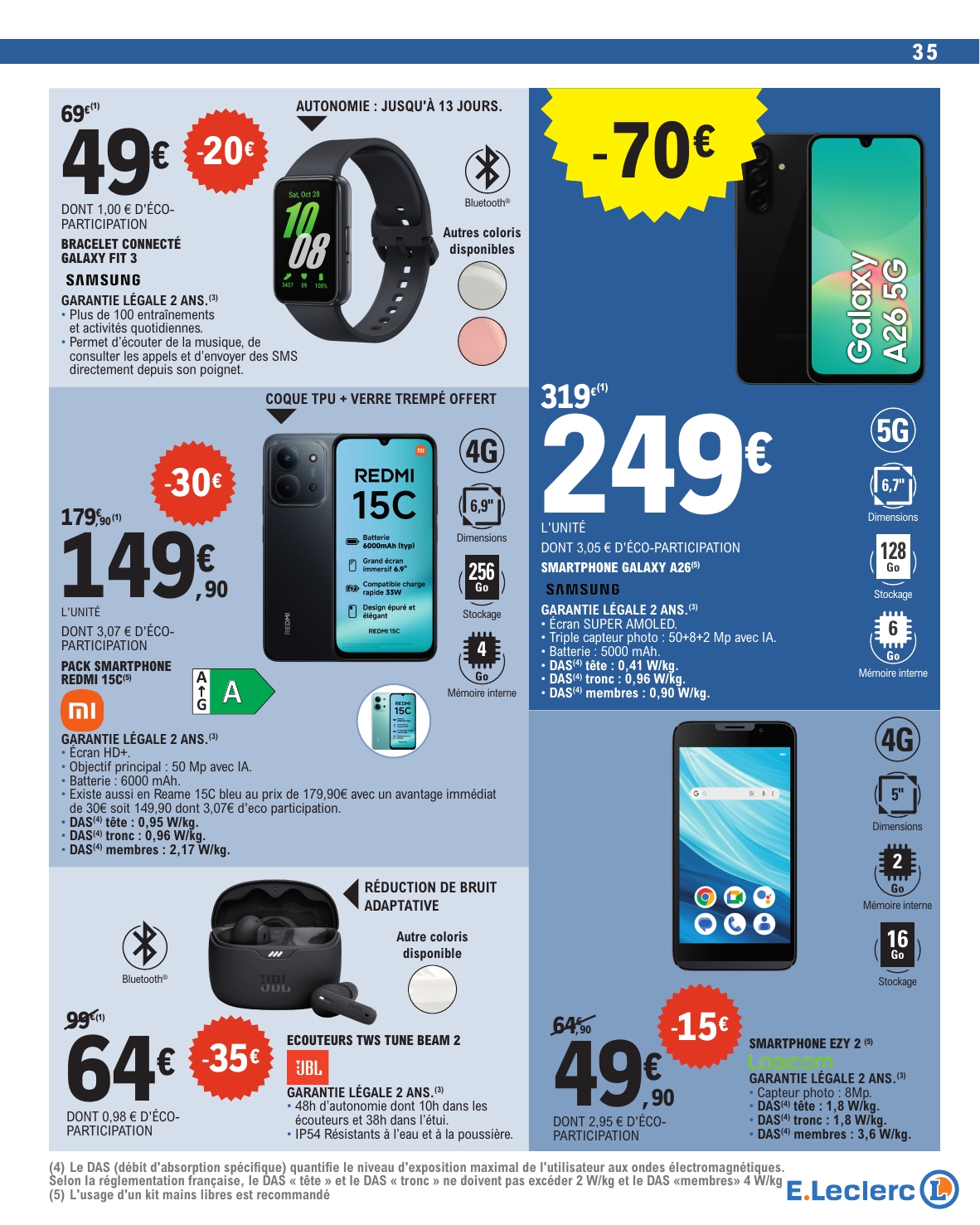 e-leclerc - Catalogue E.Leclerc valable du 27/01 au 07/02 - page: 35