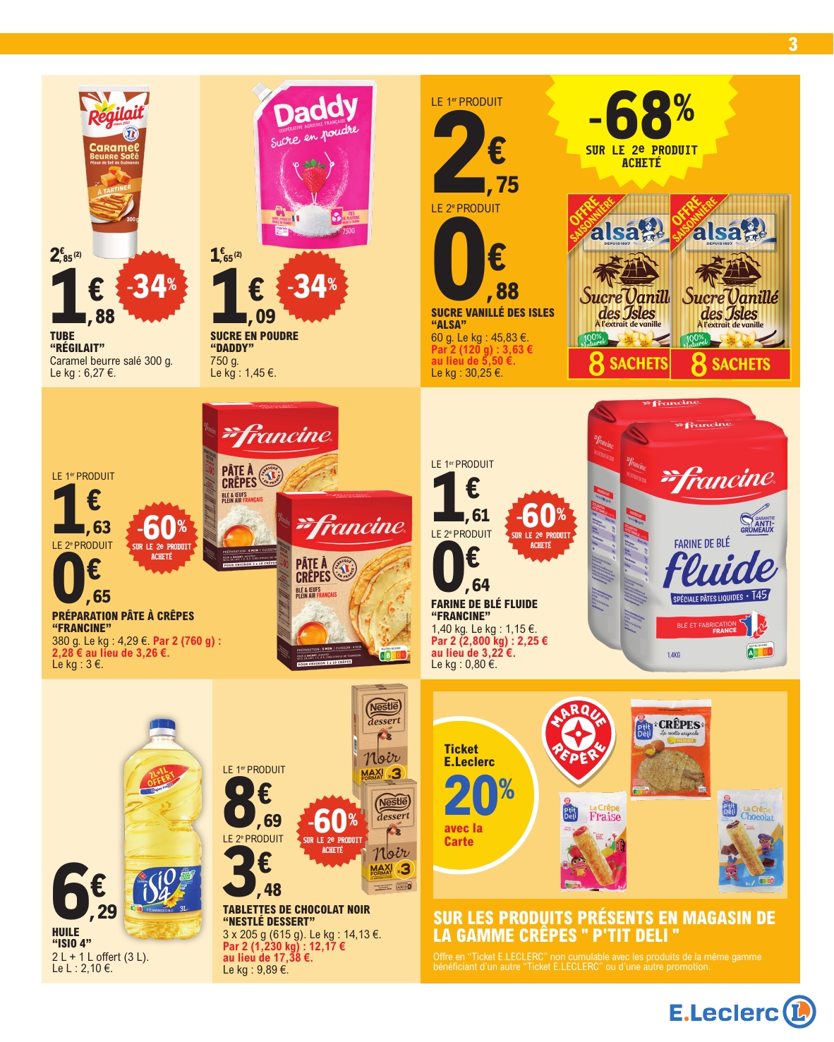 e-leclerc - Catalogue E.Leclerc valable du 27/01 au 07/02 - page: 3