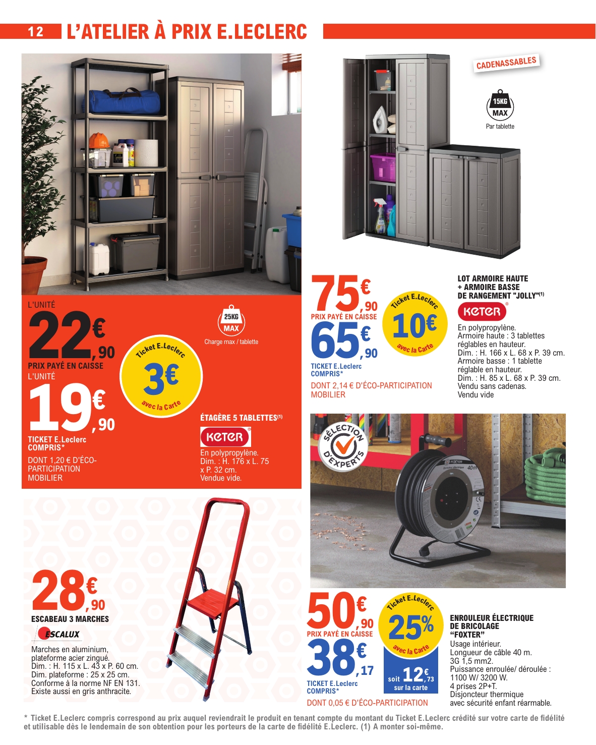 e-leclerc - Catalogue E.Leclerc - Spécial Bricolage valable du 27/01 au 07/02 - page: 12
