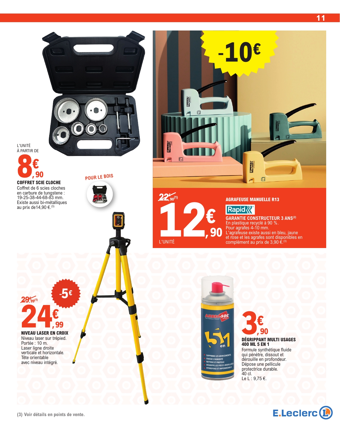 e-leclerc - Catalogue E.Leclerc - Spécial Bricolage valable du 27/01 au 07/02 - page: 11