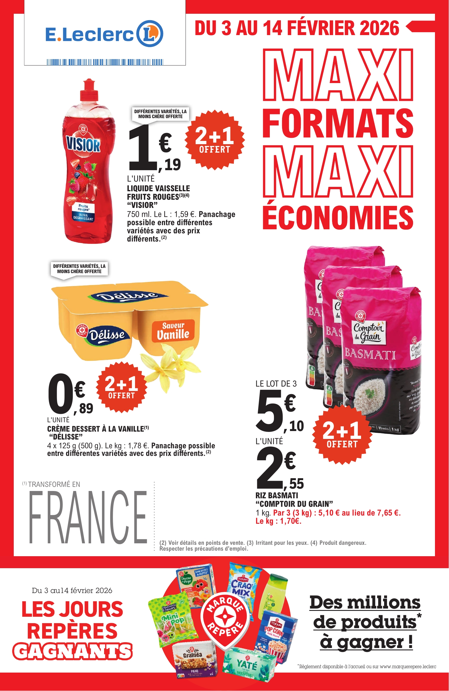 e-leclerc - Catalogue E.Leclerc valable du 03/02/2026 au 14/02/2026