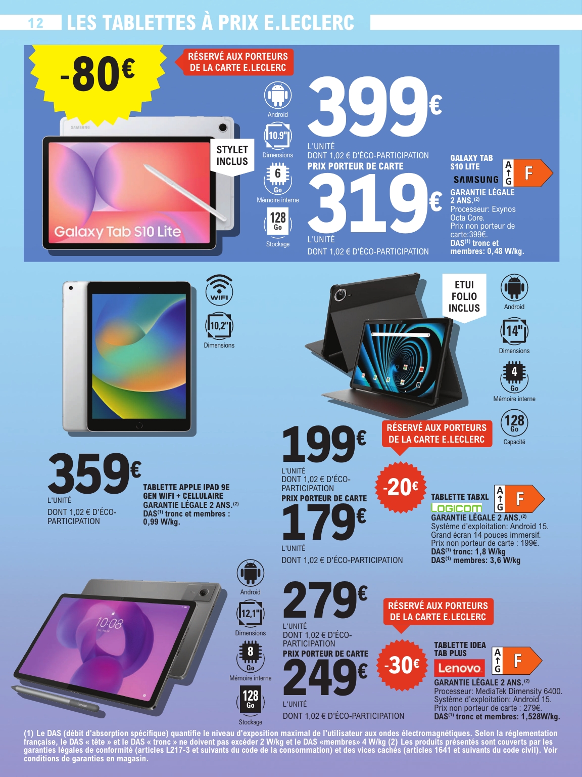 e-leclerc - Catalogue E.Leclerc - Spécial High Tech valable du 03/02/2026 au 14/02/2026 - page: 12