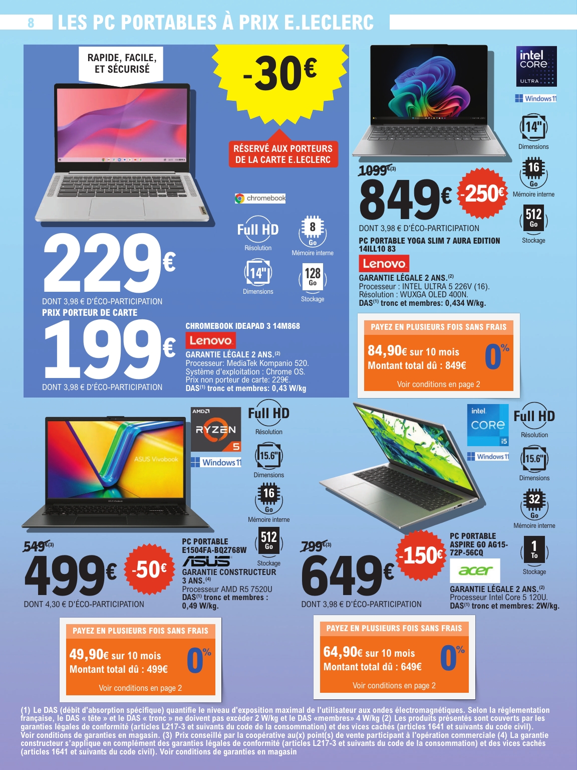 e-leclerc - Catalogue E.Leclerc - Spécial High Tech valable du 03/02/2026 au 14/02/2026 - page: 8