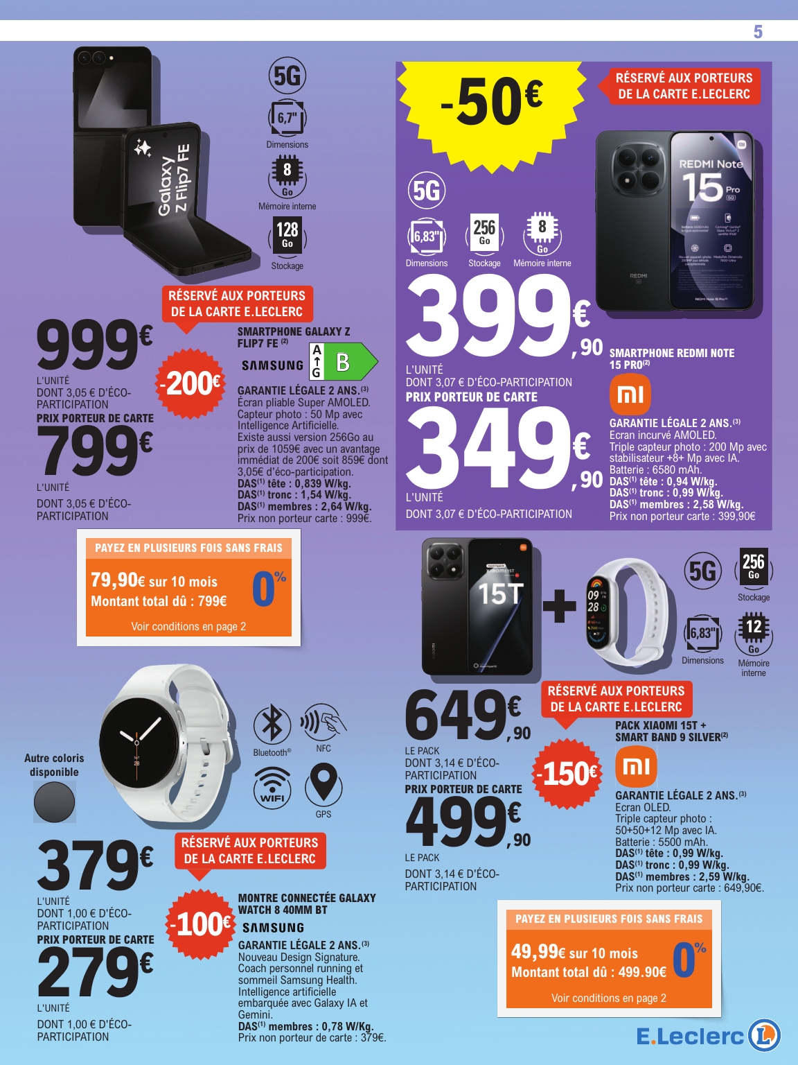 e-leclerc - Catalogue E.Leclerc - Spécial High Tech valable du 03/02/2026 au 14/02/2026 - page: 5