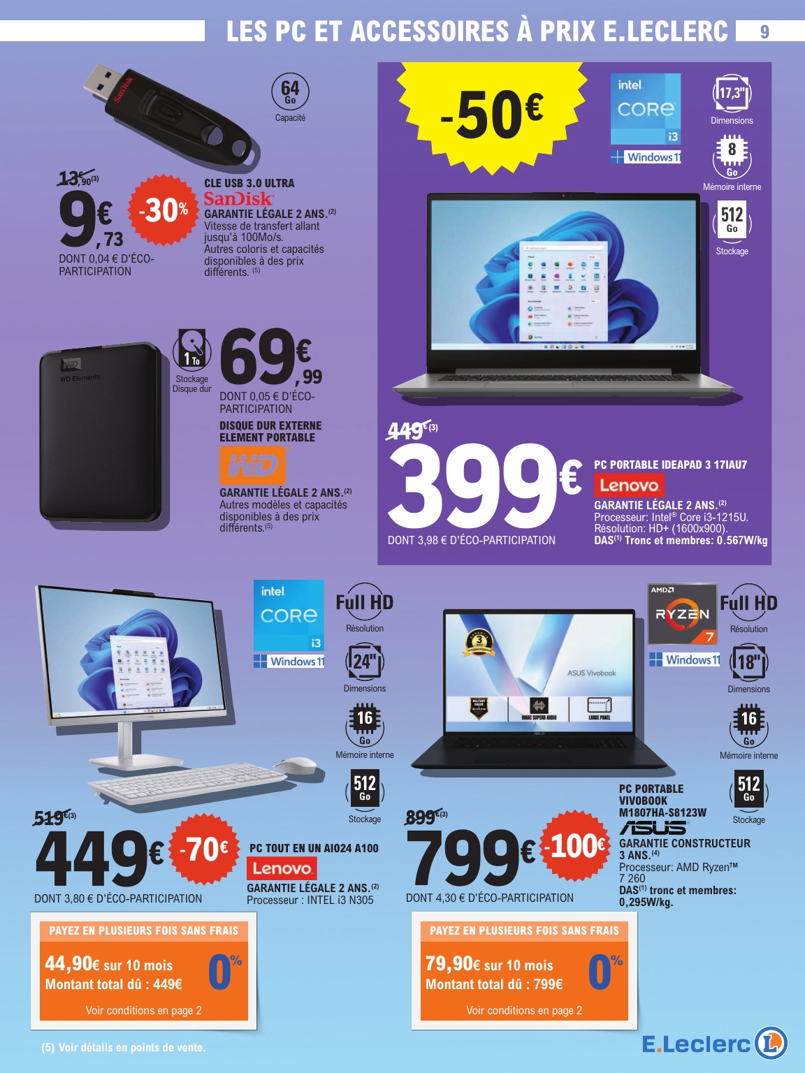 e-leclerc - Catalogue E.Leclerc - Spécial High Tech valable du 03/02/2026 au 14/02/2026 - page: 9