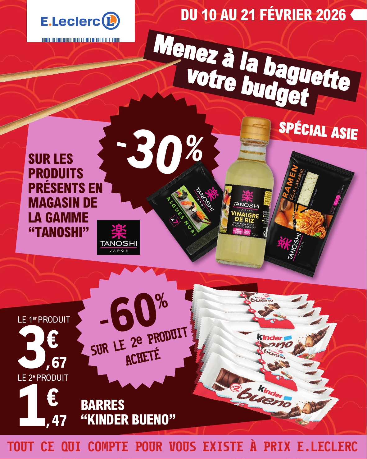 e-leclerc - Catalogue E.Leclerc valable du 10/02/2026 au 21/02/2026