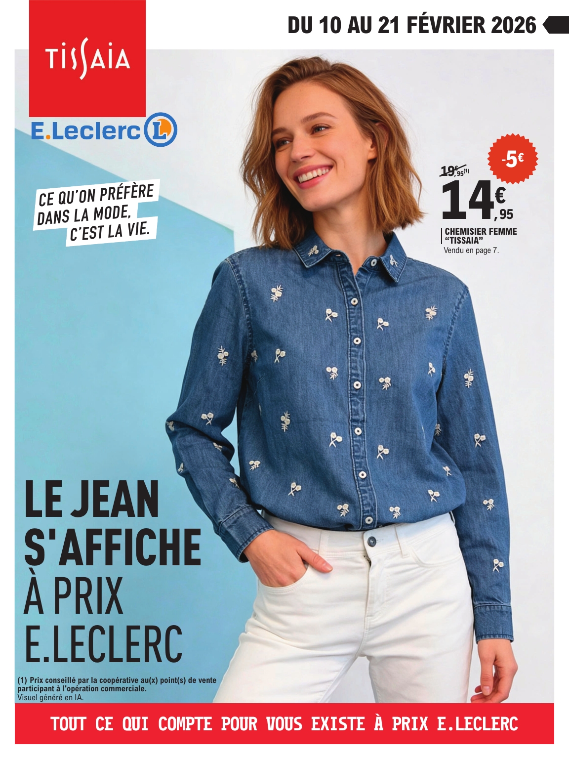 e-leclerc - Catalogue E.Leclerc - Jeans valable du 10/02/2026 au 21/02/2026