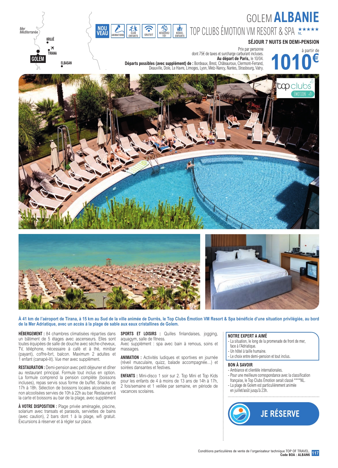 e-leclerc - Catalogue E.Leclerc - Voyages valable du 16/01/2026 au 31/10/2026 - page: 117