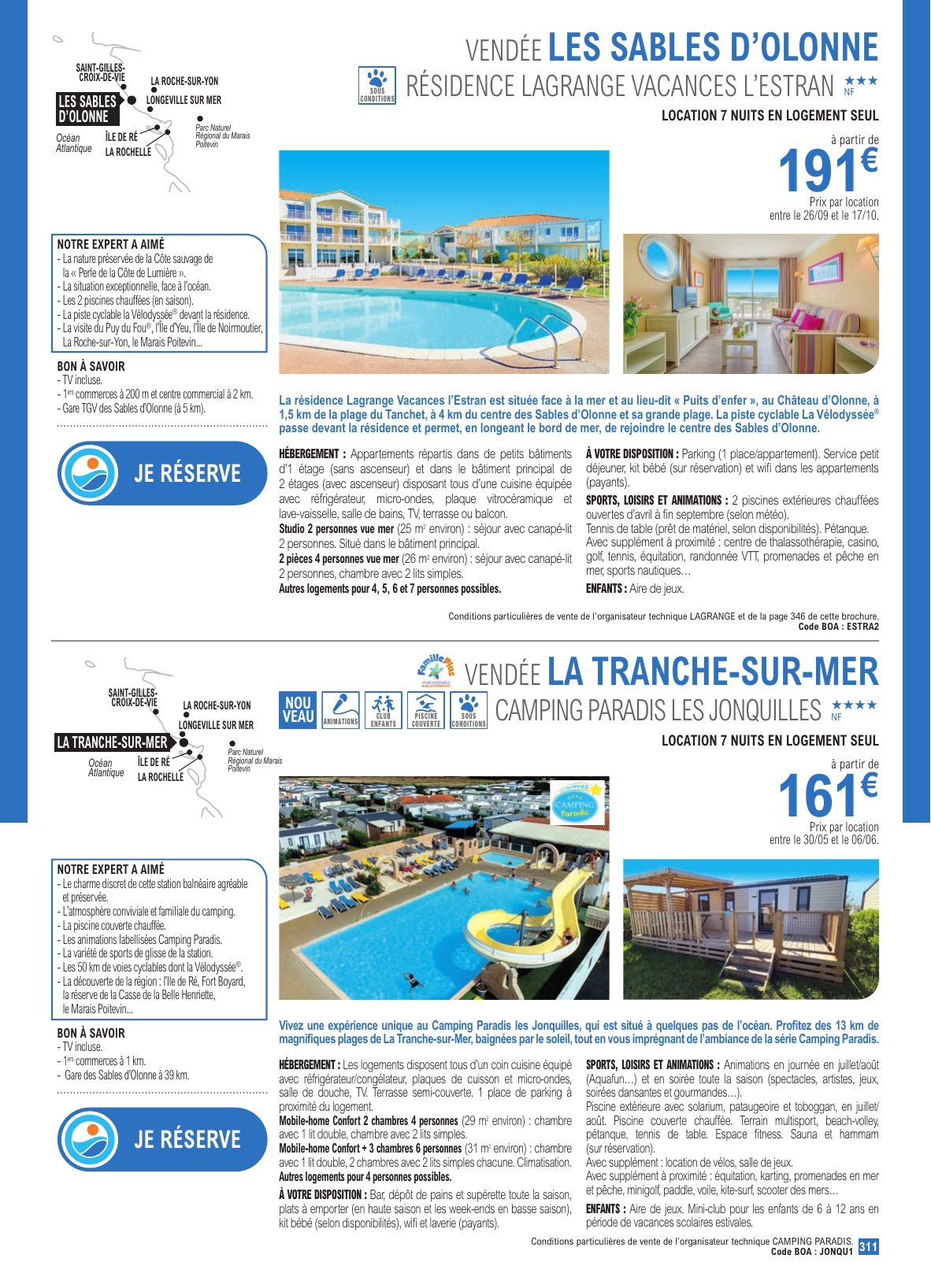 e-leclerc - Catalogue E.Leclerc - Voyages valable du 16/01/2026 au 31/10/2026 - page: 311