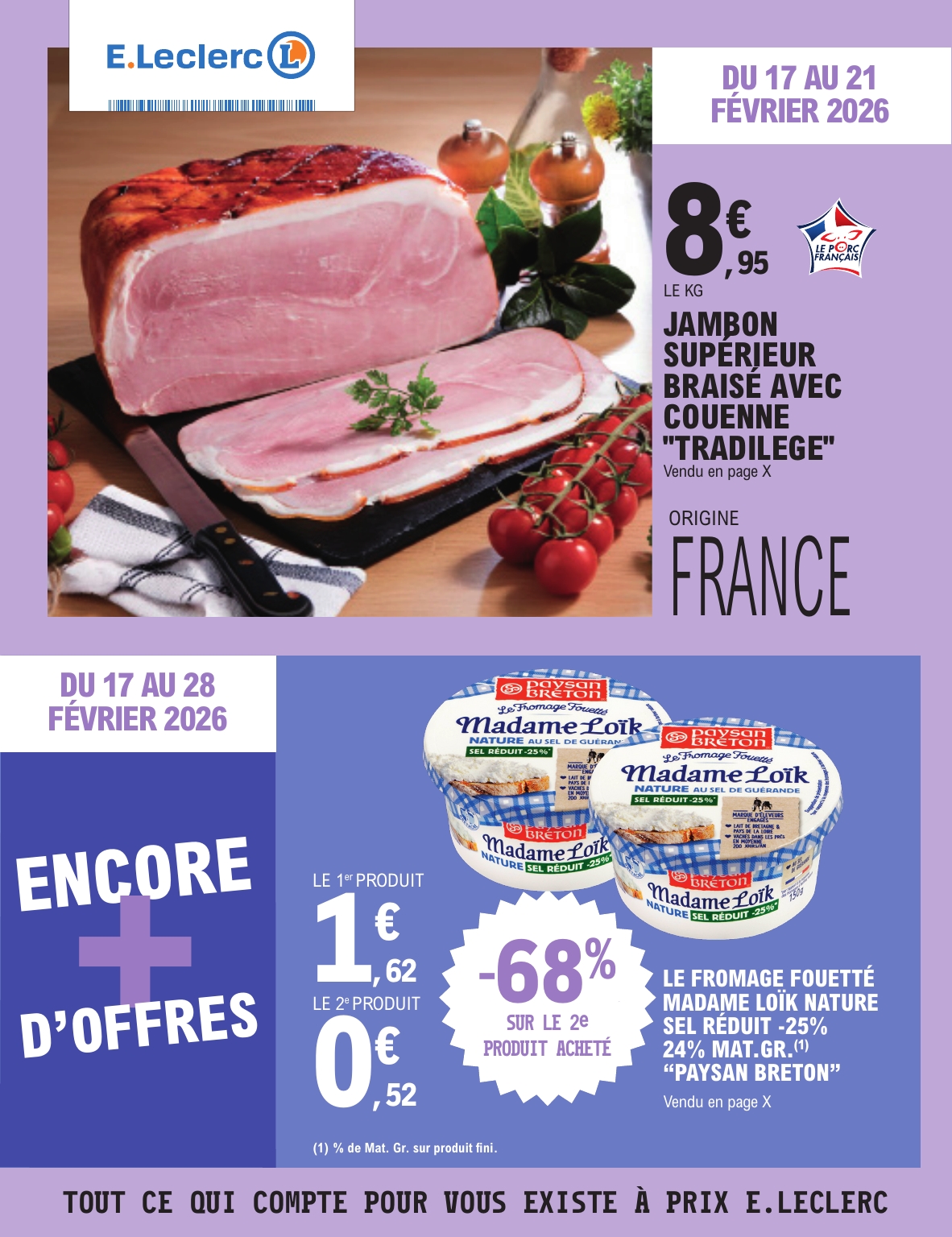 e-leclerc - Catalogue E.Leclerc valable du 17/02/2026 au 28/02/2026