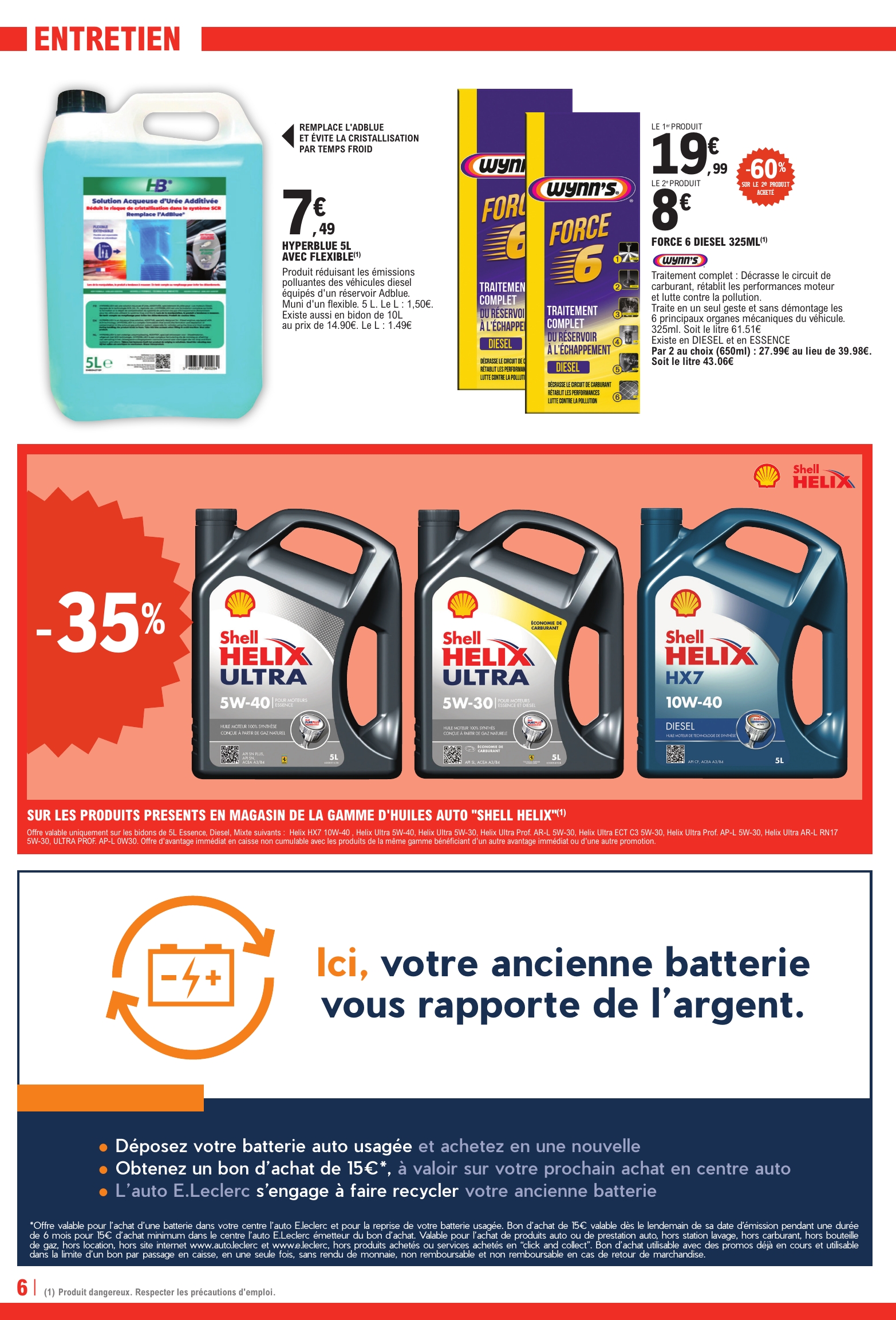 e-leclerc - Catalogue E.Leclerc - L'auto valable du 24/02/2026 au 07/03/2026 - page: 6