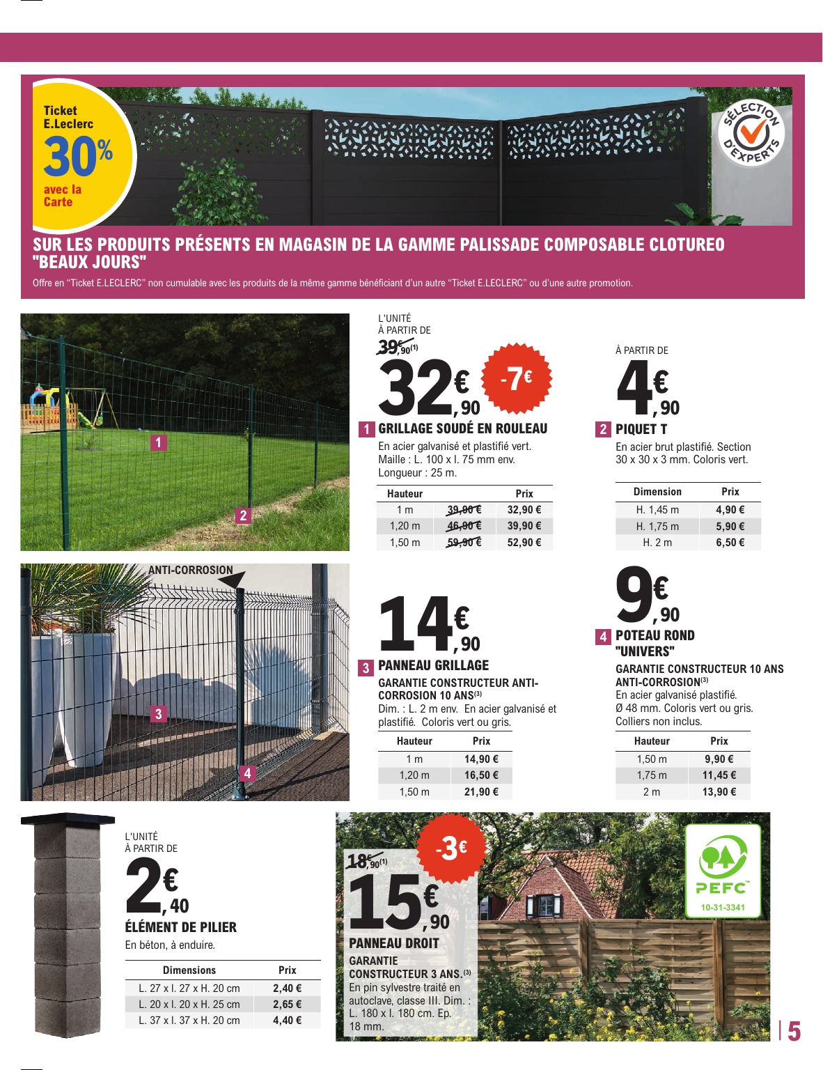 e-leclerc - Catalogue E.Leclerc - Brico valable du 24/02/2026 au 14/03/2026 - page: 5