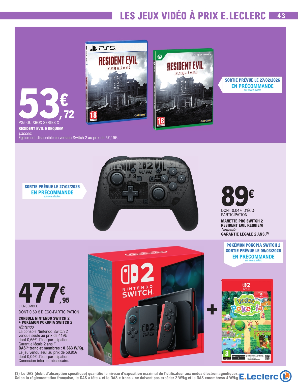e-leclerc - Catalogue E.Leclerc valable du 24/02/2026 au 07/03/2026 - page: 43