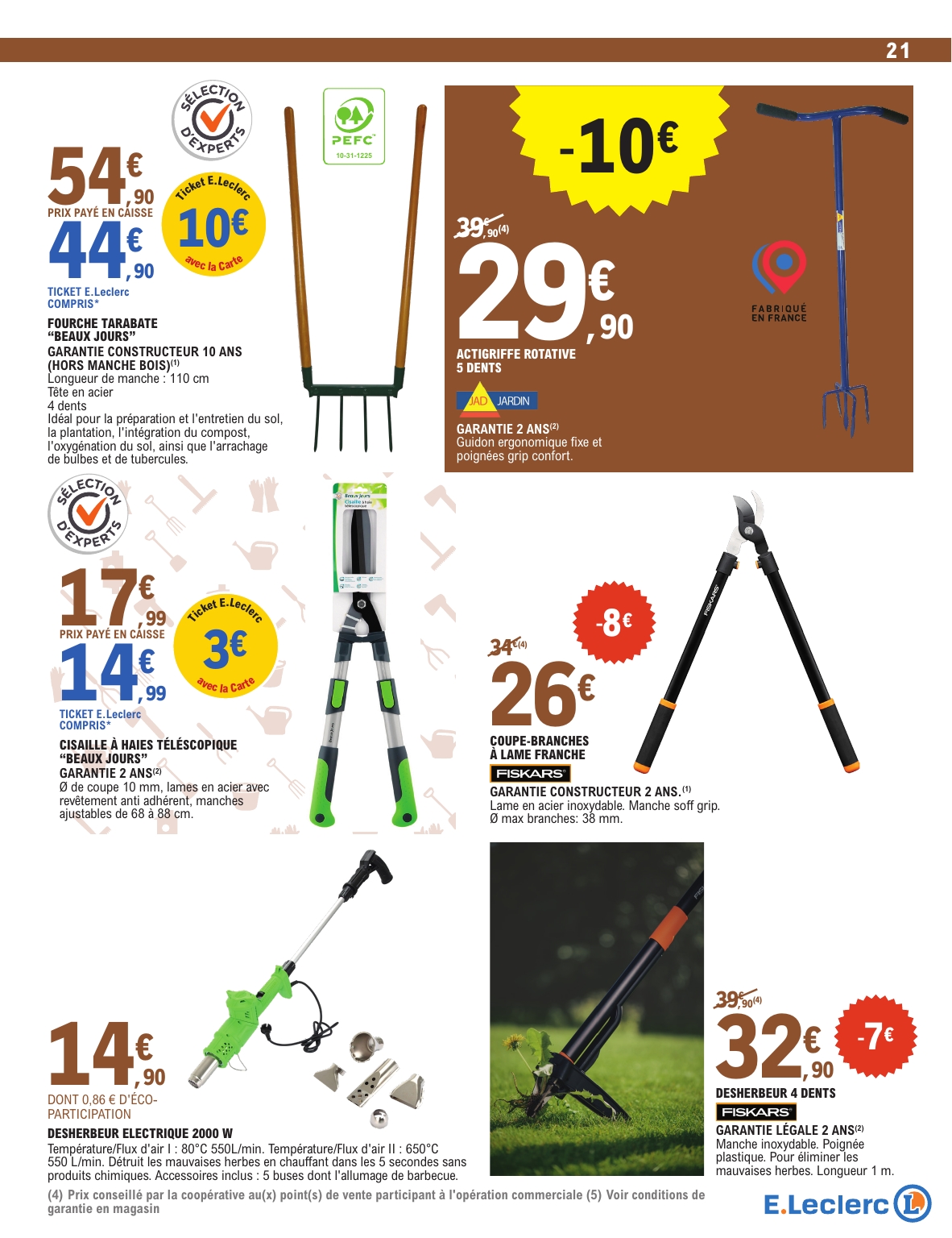 e-leclerc - Catalogue E.Leclerc - Jardin valable du 03/03/2026 au 15/03/2026 - page: 21