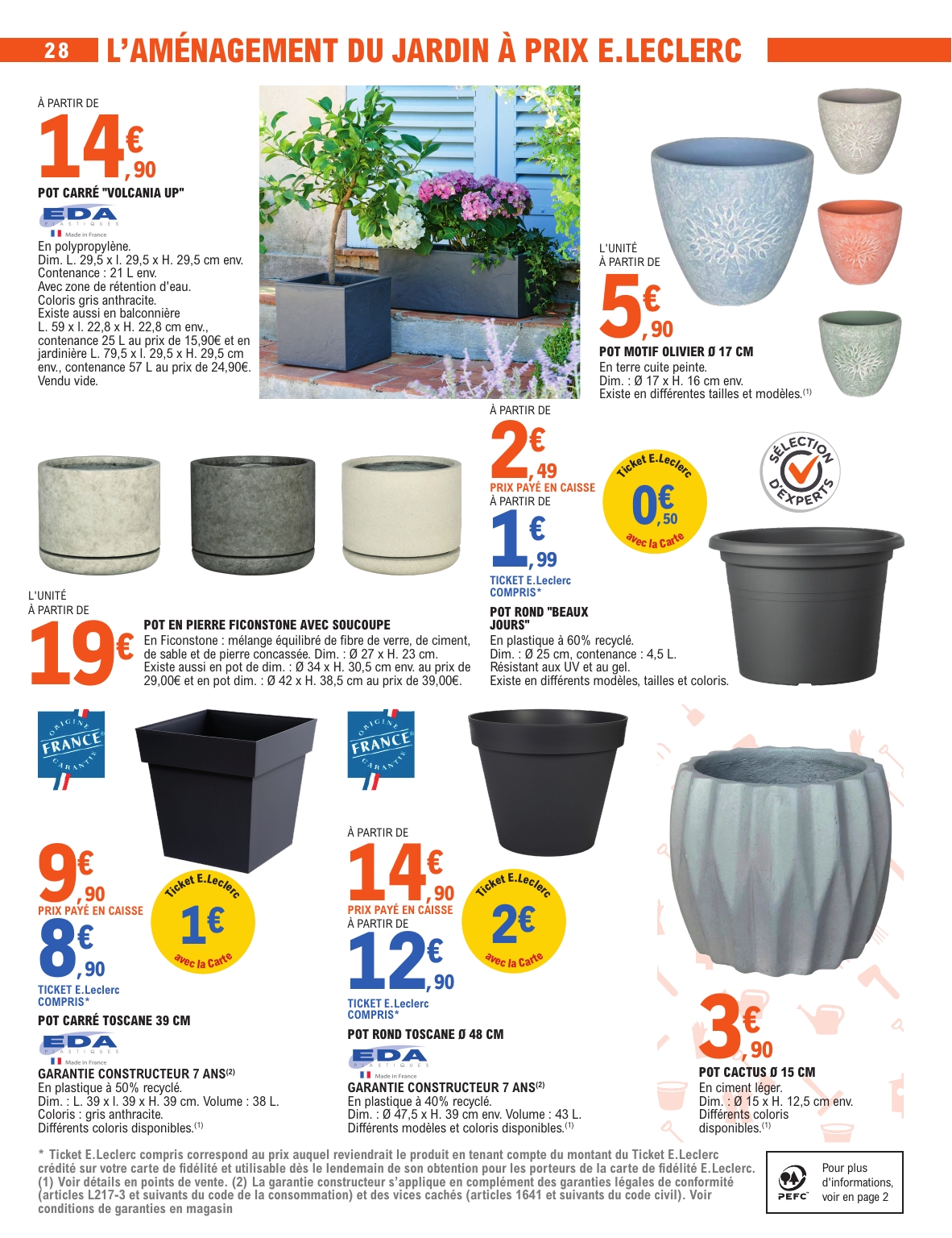 e-leclerc - Catalogue E.Leclerc - Jardin valable du 03/03/2026 au 15/03/2026 - page: 28