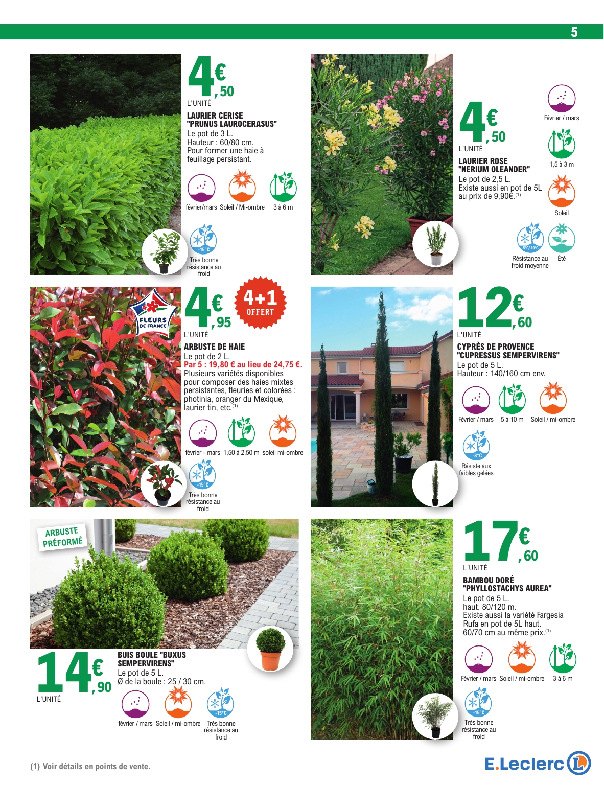 e-leclerc - Catalogue E.Leclerc - Jardin valable du 03/03/2026 au 15/03/2026 - page: 5