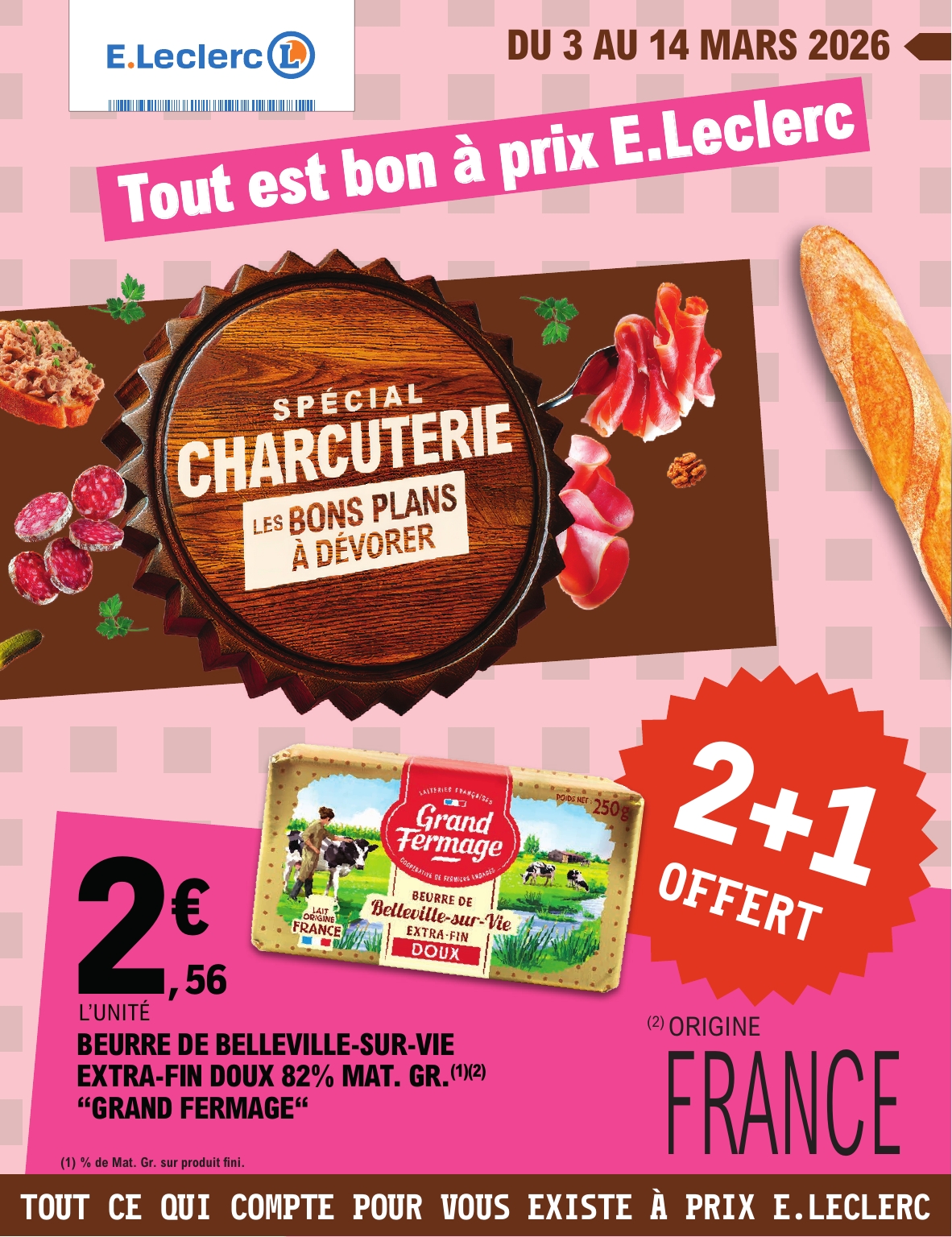 e-leclerc - Catalogue E.Leclerc valable du 03/03/2026 au 14/03/2026 - page: 1