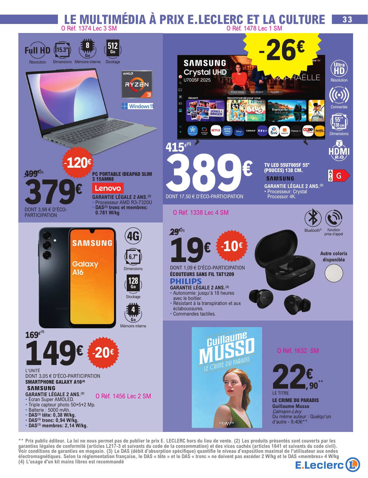 e-leclerc - Catalogue E.Leclerc valable du 03/03/2026 au 14/03/2026 - page: 33