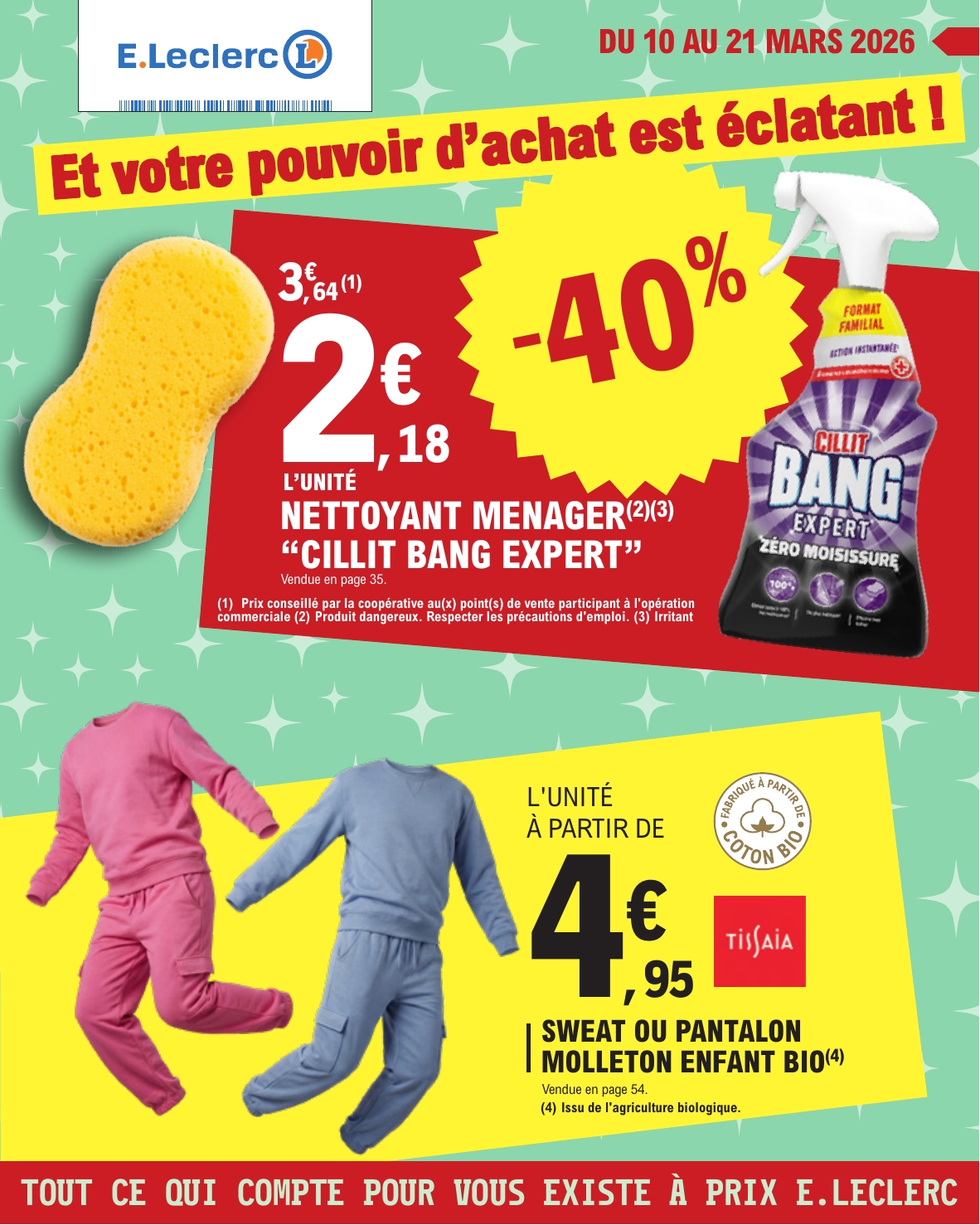 e-leclerc - Catalogue E.Leclerc valable du 10/03/2026 au 21/03/2026