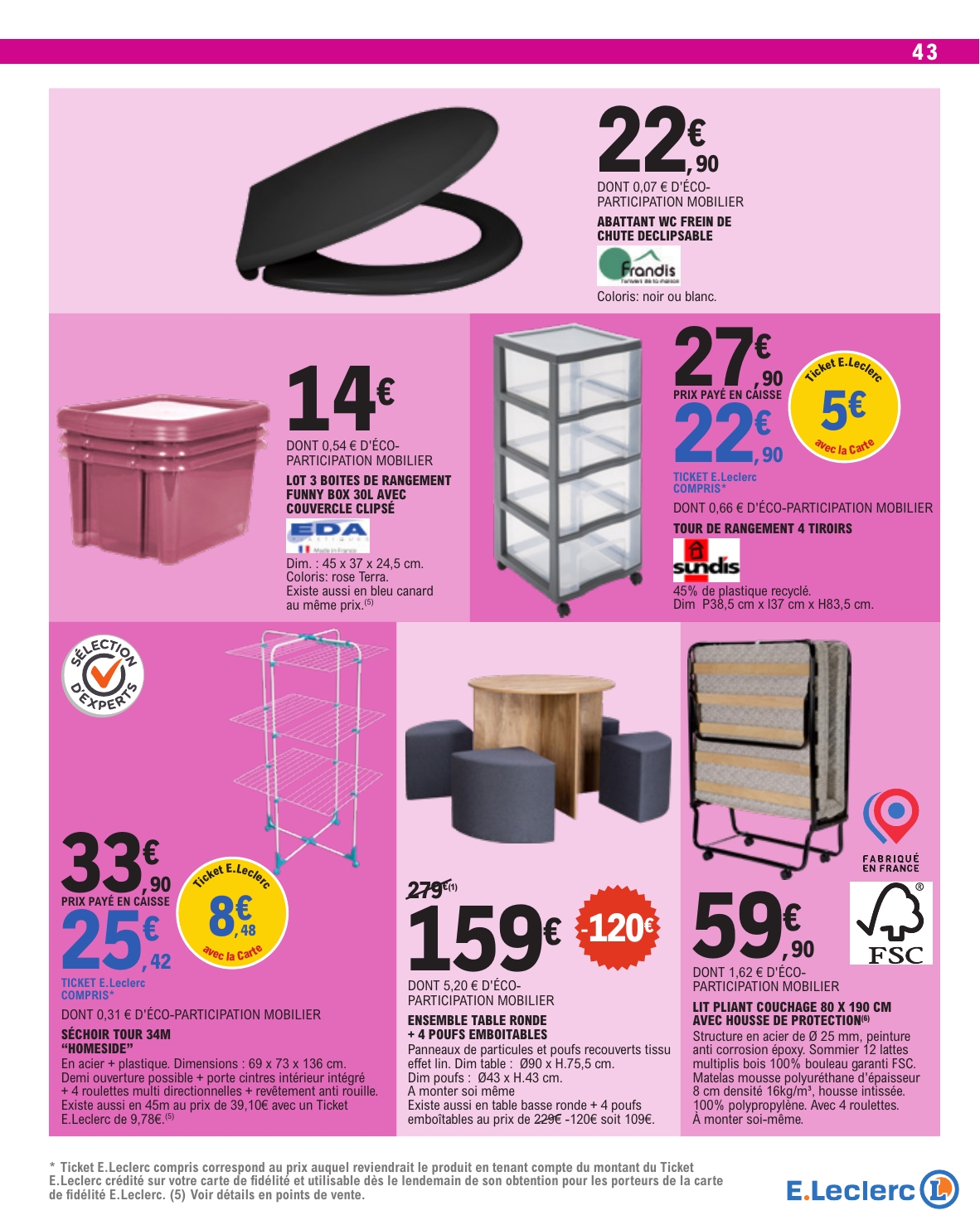 e-leclerc - Catalogue E.Leclerc valable du 10/03/2026 au 21/03/2026 - page: 43