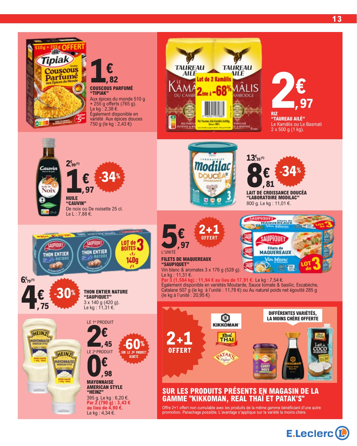e-leclerc - Catalogue E.Leclerc valable du 10/03/2026 au 21/03/2026 - page: 13