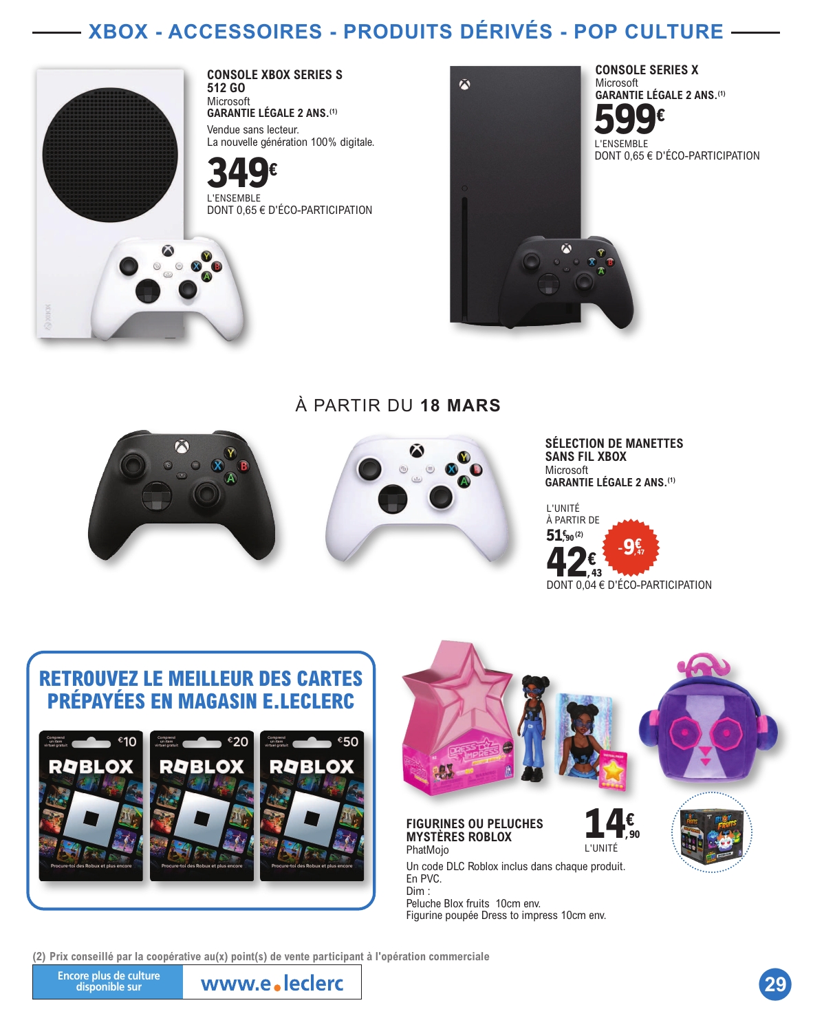 e-leclerc - Catalogue E.Leclerc - Espace Culturel valable du 10/03/2026 au 28/03/2026 - page: 29