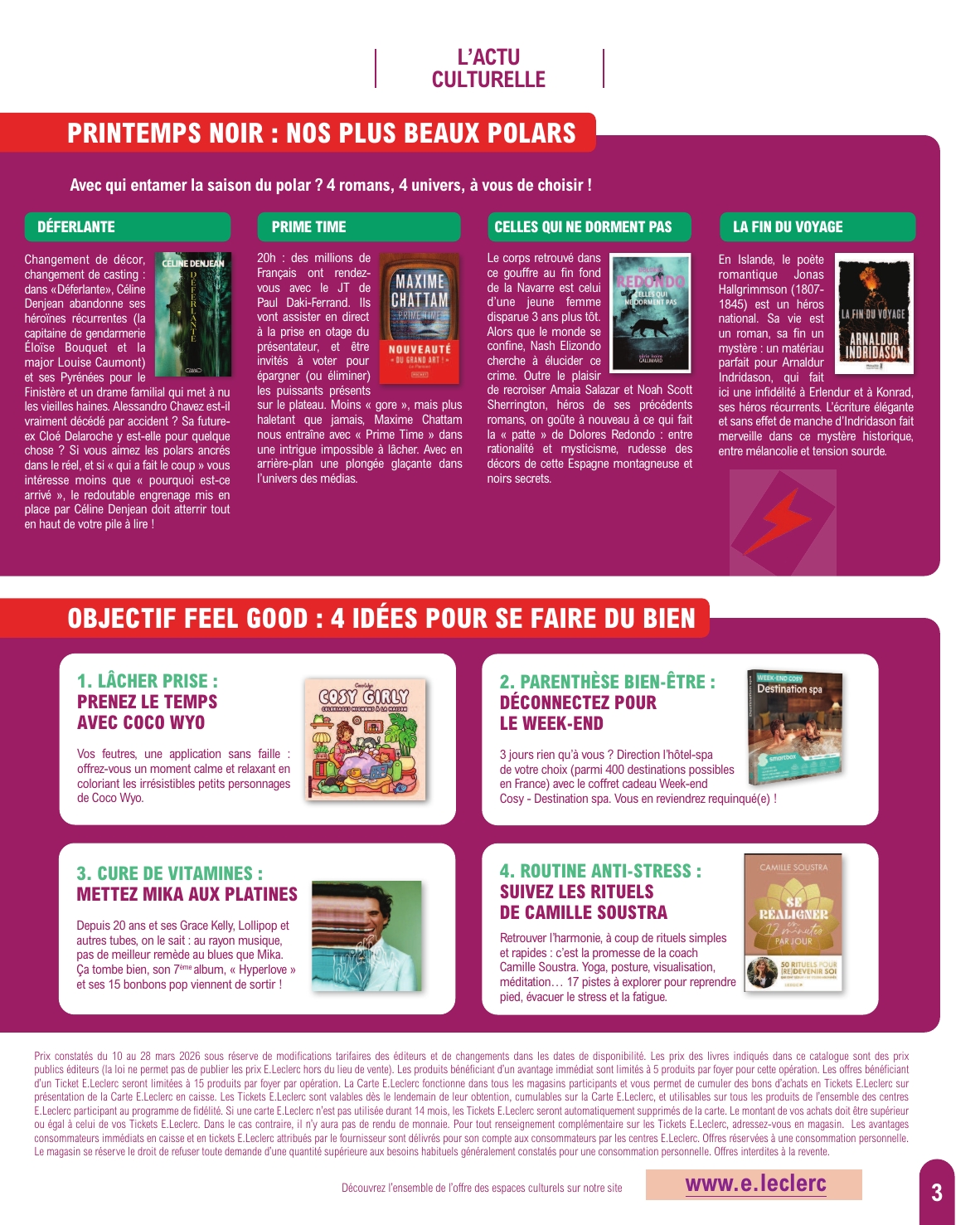 e-leclerc - Catalogue E.Leclerc - Espace Culturel valable du 10/03/2026 au 28/03/2026 - page: 3