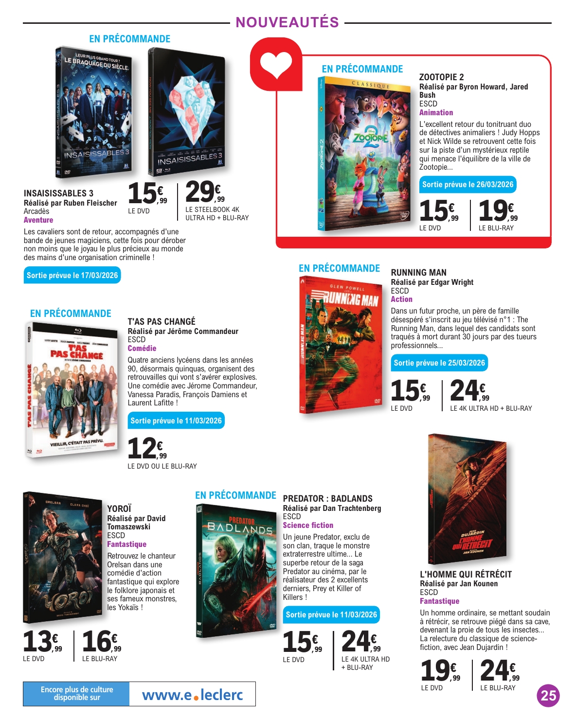 e-leclerc - Catalogue E.Leclerc - Espace Culturel valable du 10/03/2026 au 28/03/2026 - page: 25