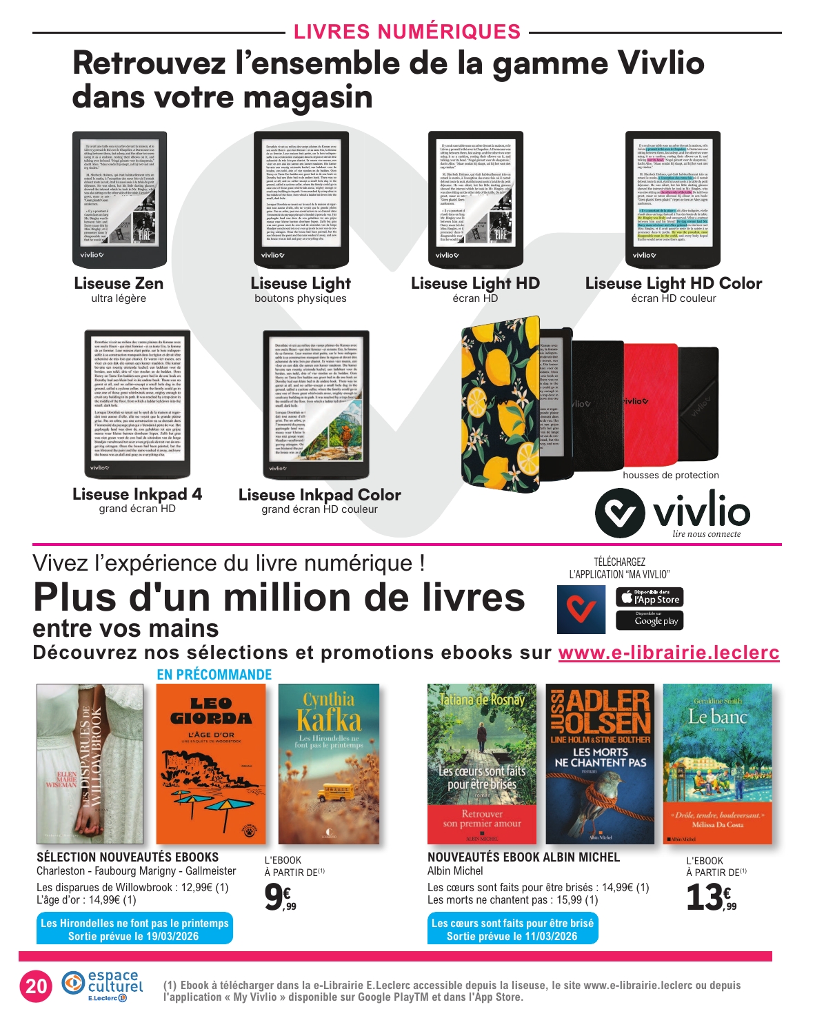 e-leclerc - Catalogue E.Leclerc - Espace Culturel valable du 10/03/2026 au 28/03/2026 - page: 20