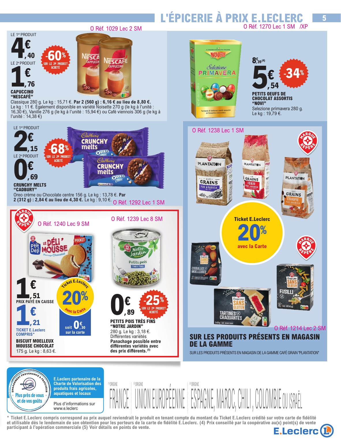 e-leclerc - Catalogue E.Leclerc - Trafic Pouvoir Achat valable du 17/03/2026 au 28/03/2026 - page: 5