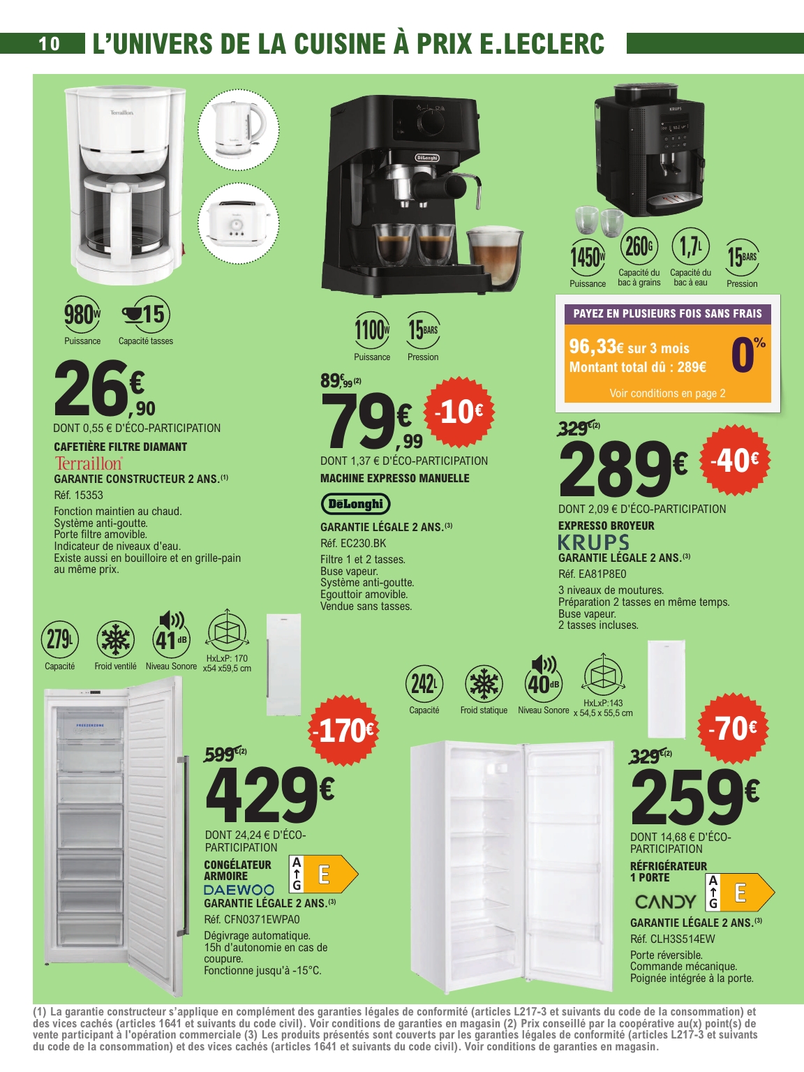 e-leclerc - Catalogue E.Leclerc - Spécial Arts ménagers valable du 24/03/2026 au 04/04/2026 - page: 10